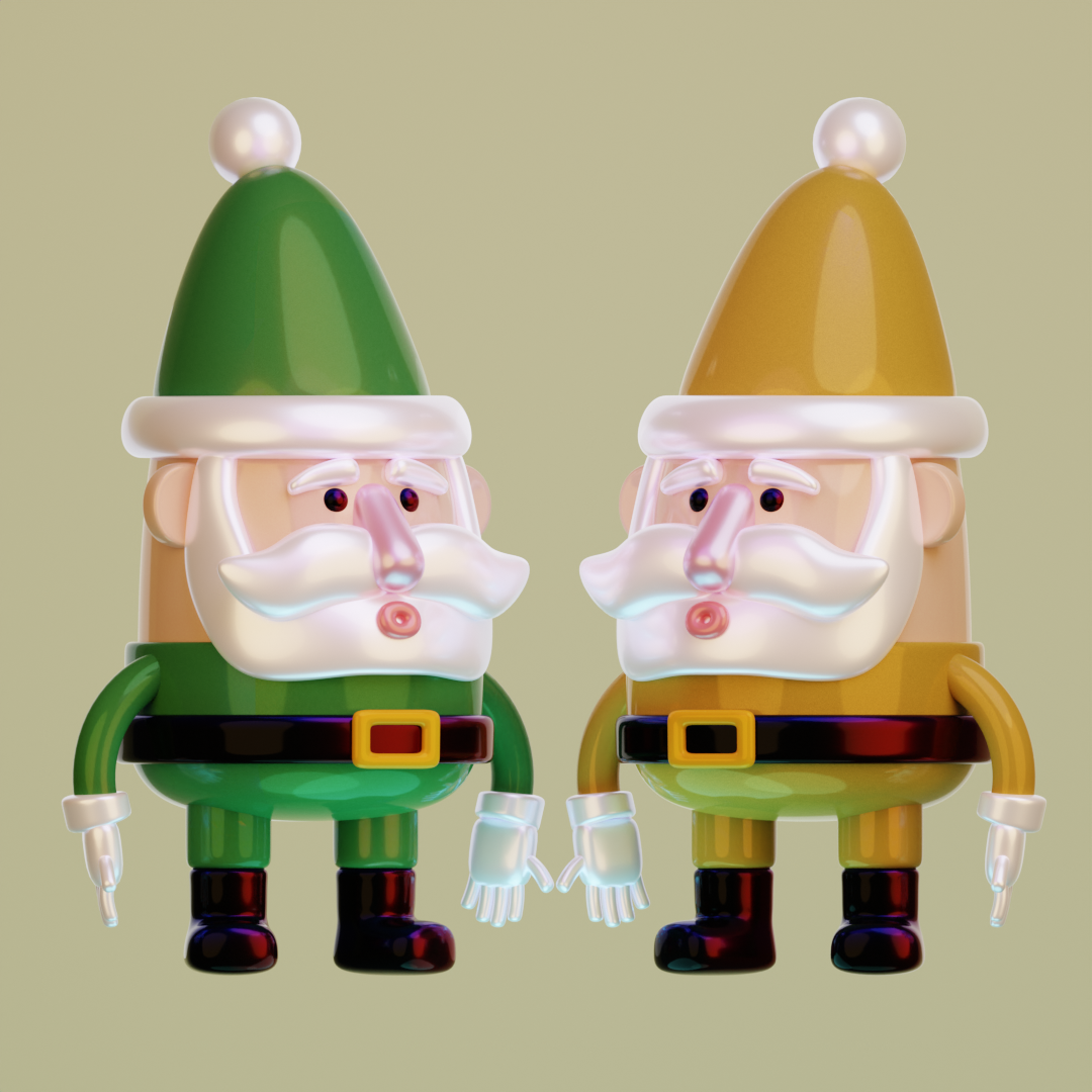 Christmas Santa C. — Изображение №3 — Иллюстрация, 3D на Dprofile