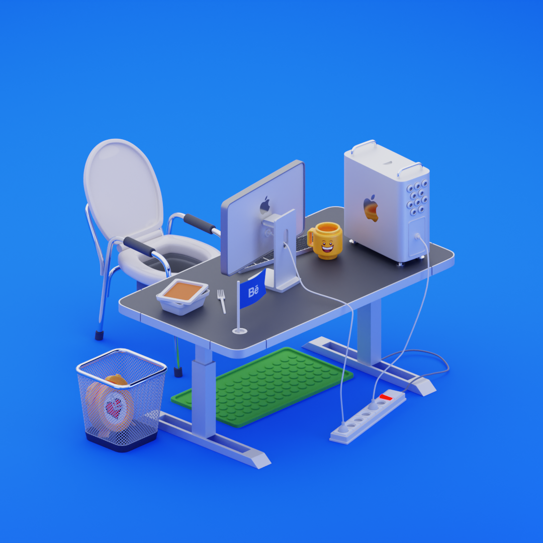 Работы с "Самого лучшего курса" — Изображение №1 — Иллюстрация, 3D на Dprofile