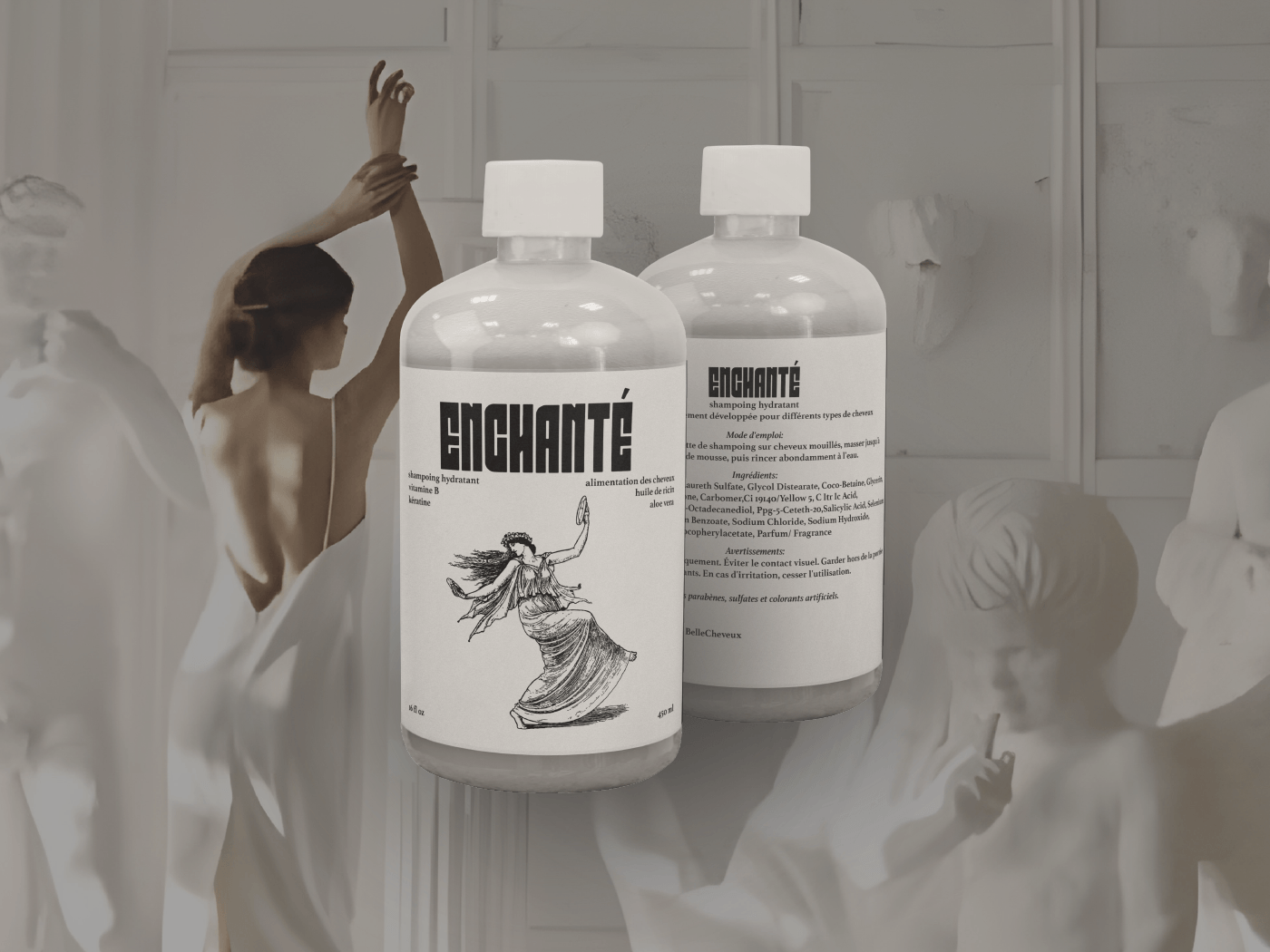 Enchanté / identity for a brand of hair cosmetics — Изображение №3 — Брендинг на Dprofile