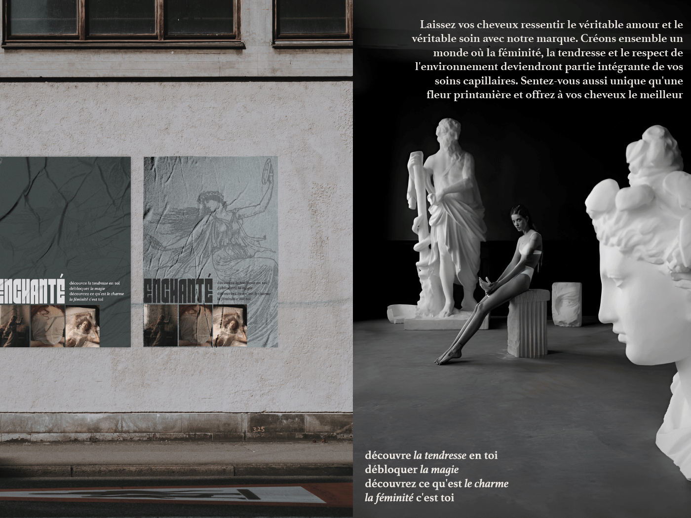Enchanté / identity for a brand of hair cosmetics — Изображение №5 — Брендинг на Dprofile