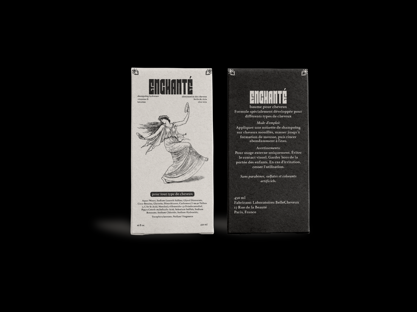 Enchanté / identity for a brand of hair cosmetics — Изображение №7 — Брендинг на Dprofile