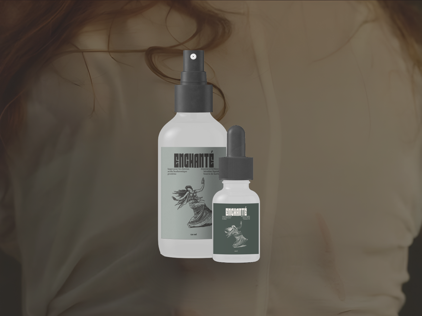 Enchanté / identity for a brand of hair cosmetics — Изображение №11 — Брендинг на Dprofile
