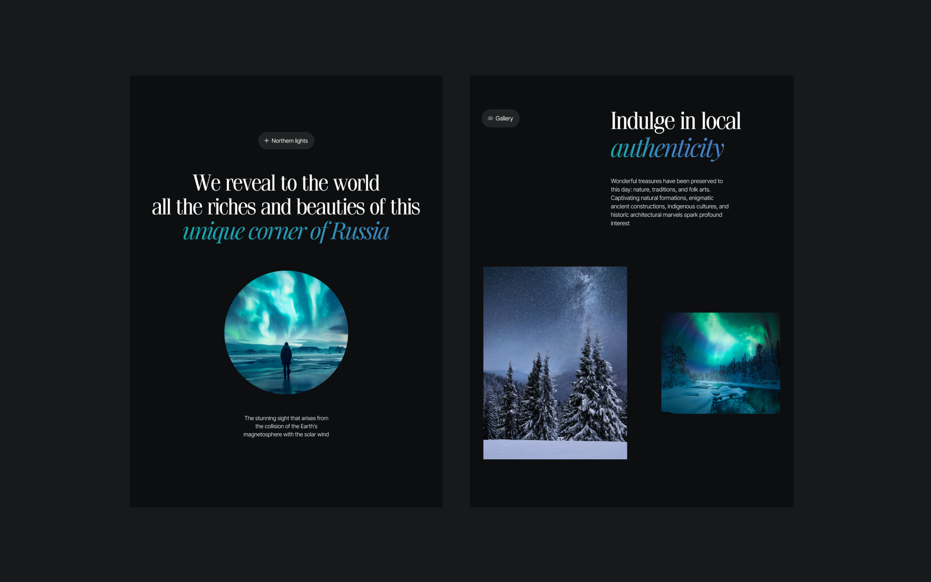 Russian North | web-design — Изображение №13 — Интерфейсы, Анимация на Dprofile
