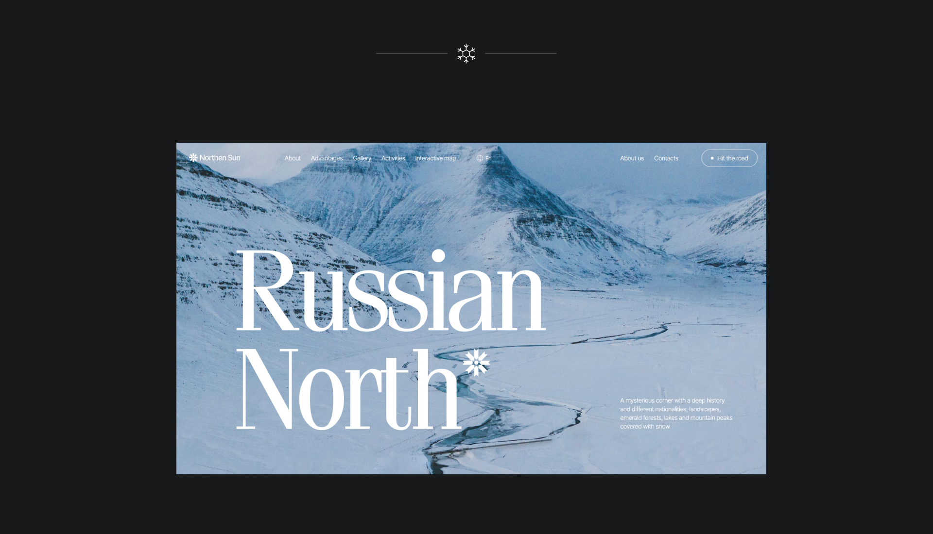 Russian North | web-design — Изображение №6 — Интерфейсы, Анимация на Dprofile