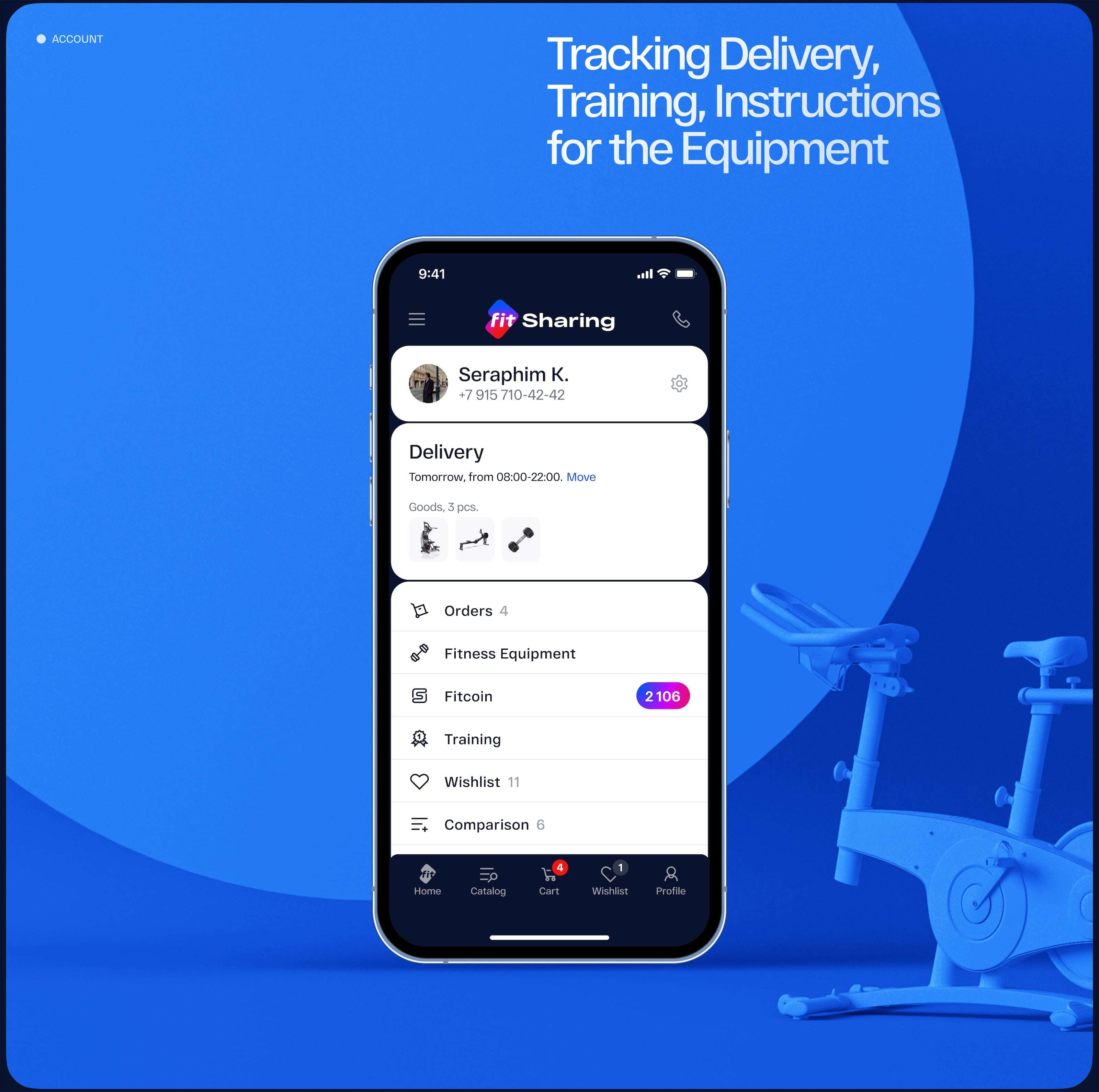 FitSharing — Изображение №14 — Интерфейсы, Брендинг на Dprofile