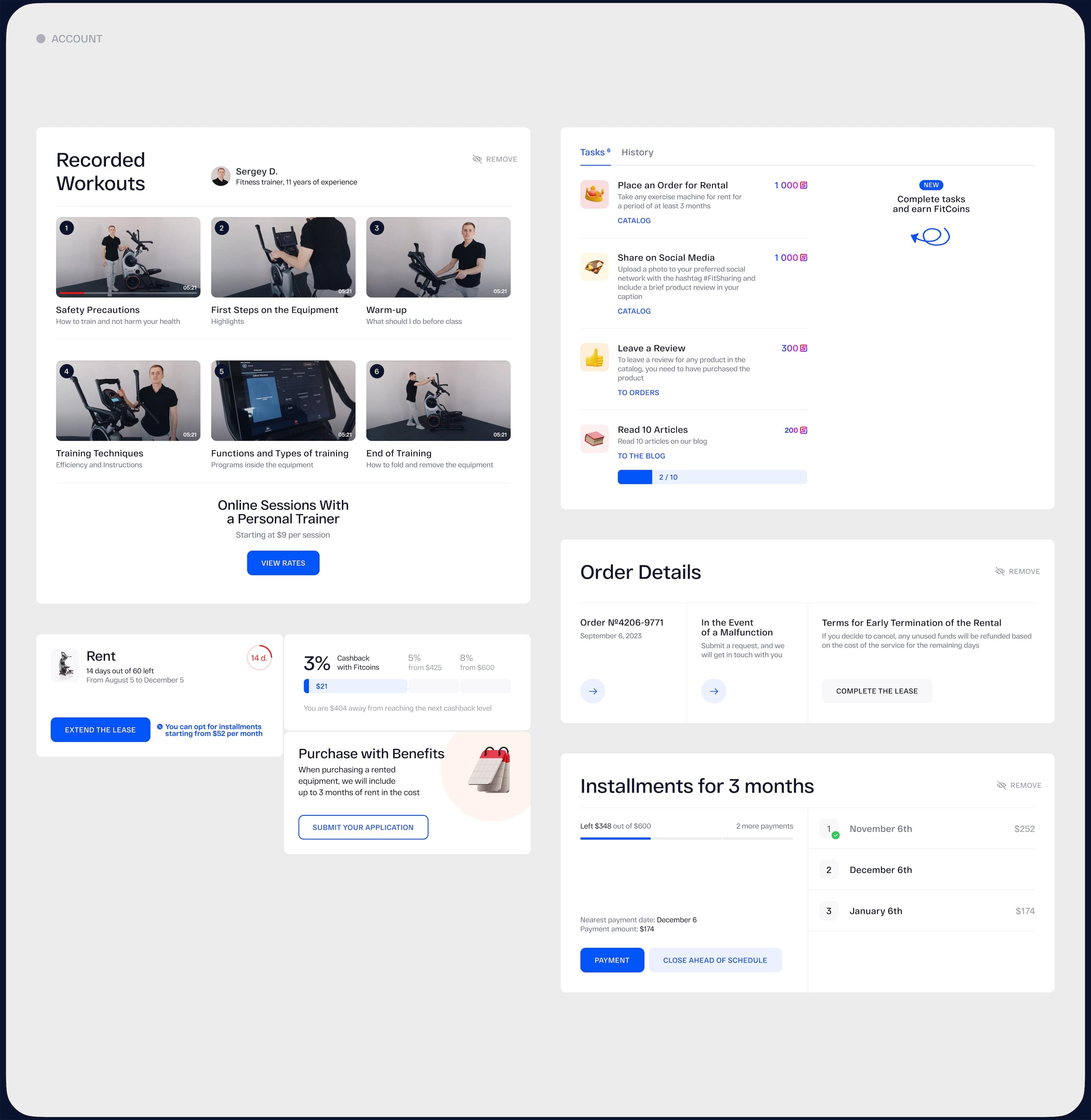 FitSharing — Изображение №15 — Интерфейсы, Брендинг на Dprofile