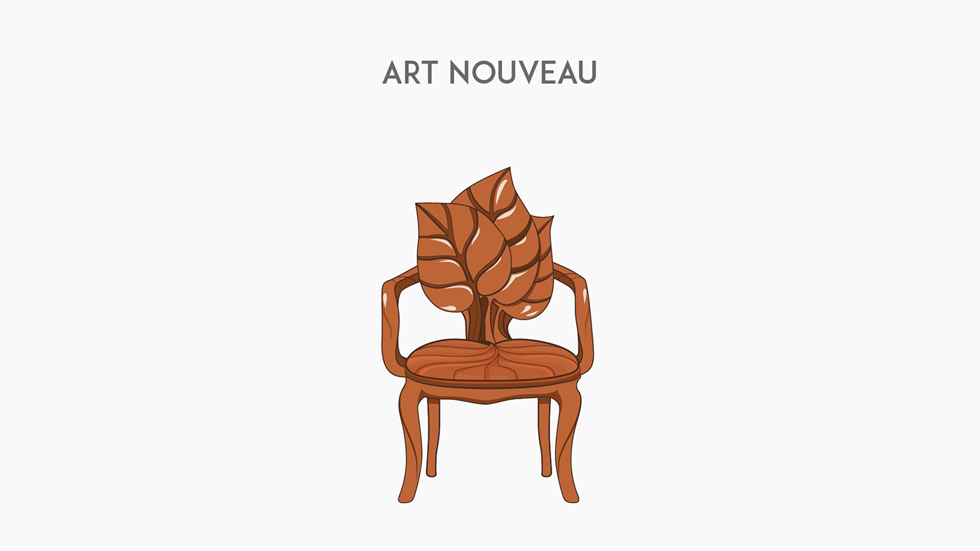 Furniture styles through history — Изображение №22 — Иллюстрация на Dprofile