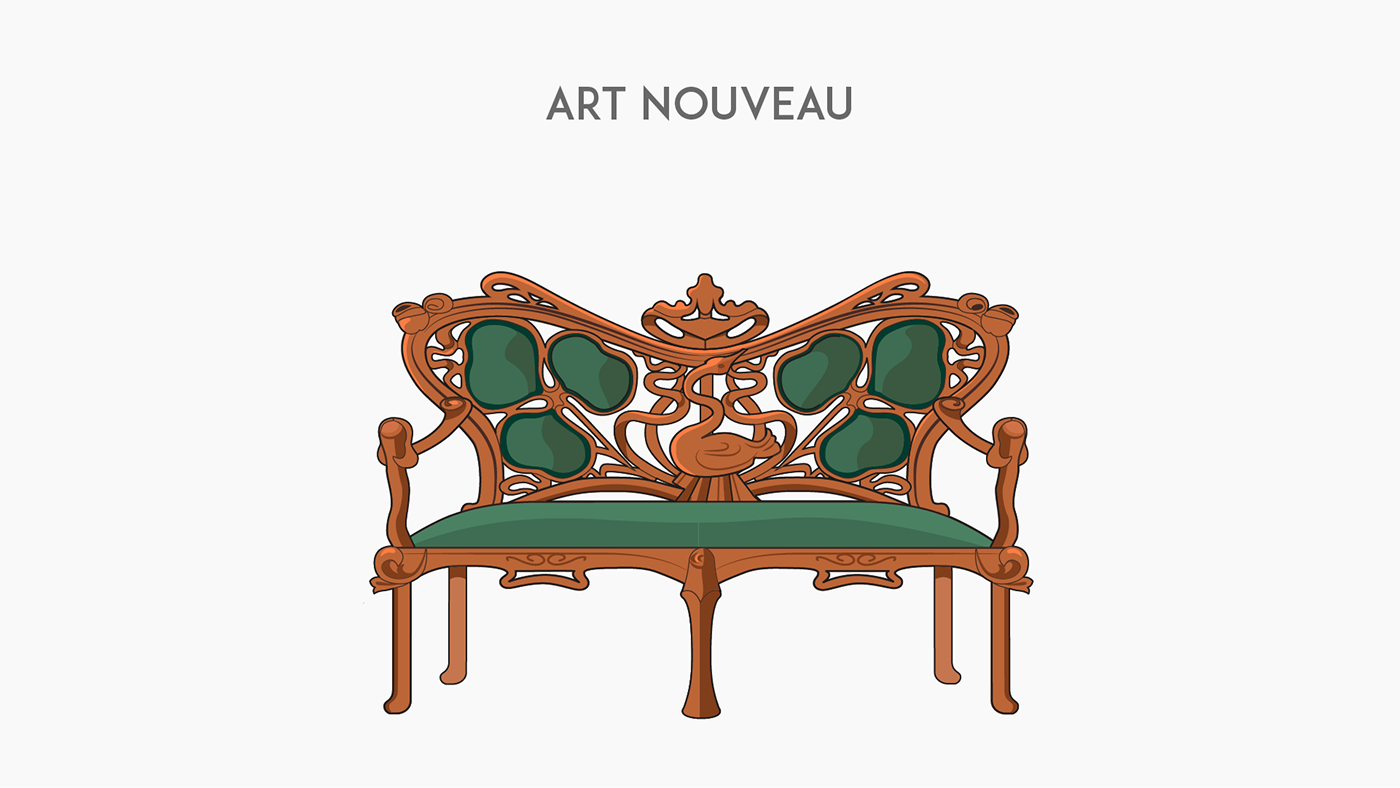 Furniture styles through history — Изображение №82 — Иллюстрация на Dprofile