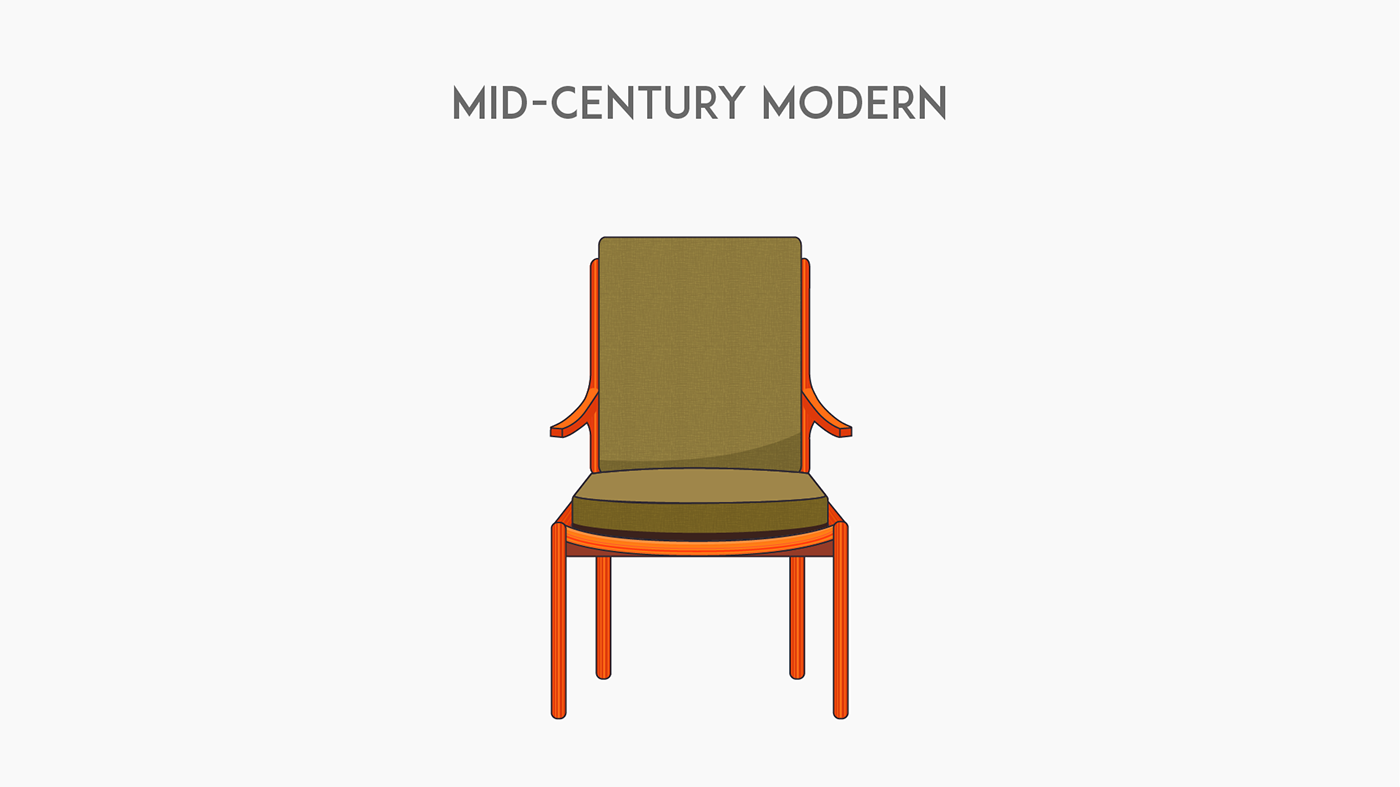 Furniture styles through history — Изображение №27 — Иллюстрация на Dprofile