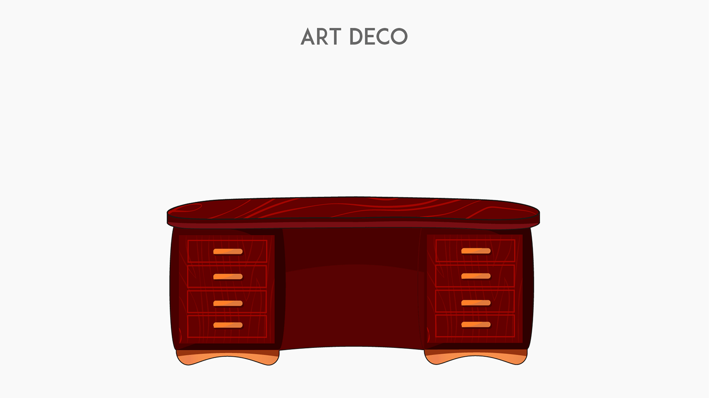 Furniture styles through history — Изображение №114 — Иллюстрация на Dprofile