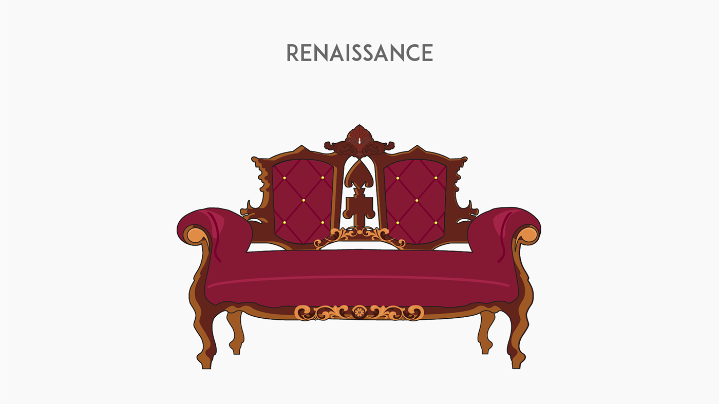 Furniture styles through history — Изображение №79 — Иллюстрация на Dprofile