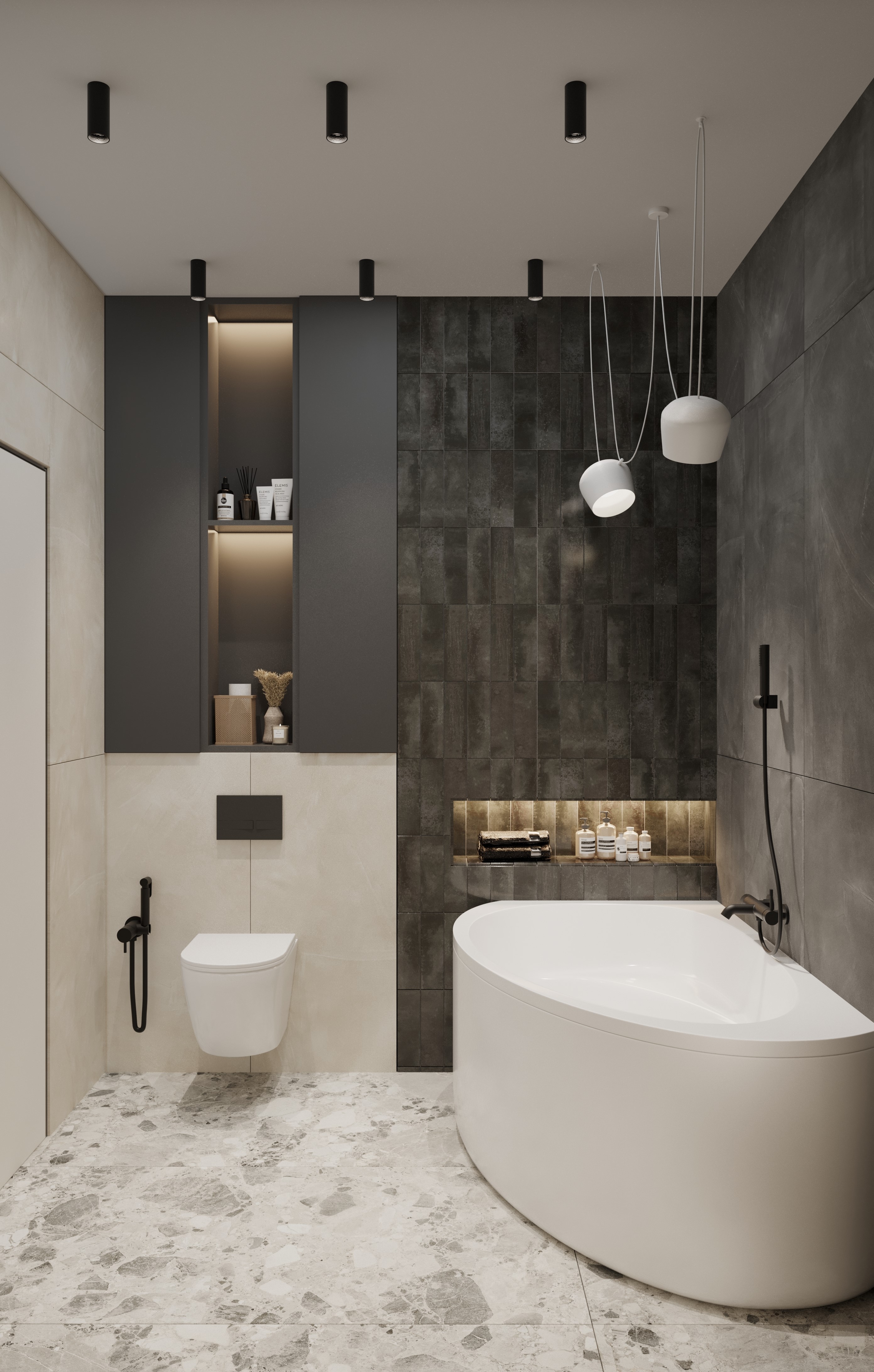 Black & White BATHROOM — Изображение №2 — 3D на Dprofile