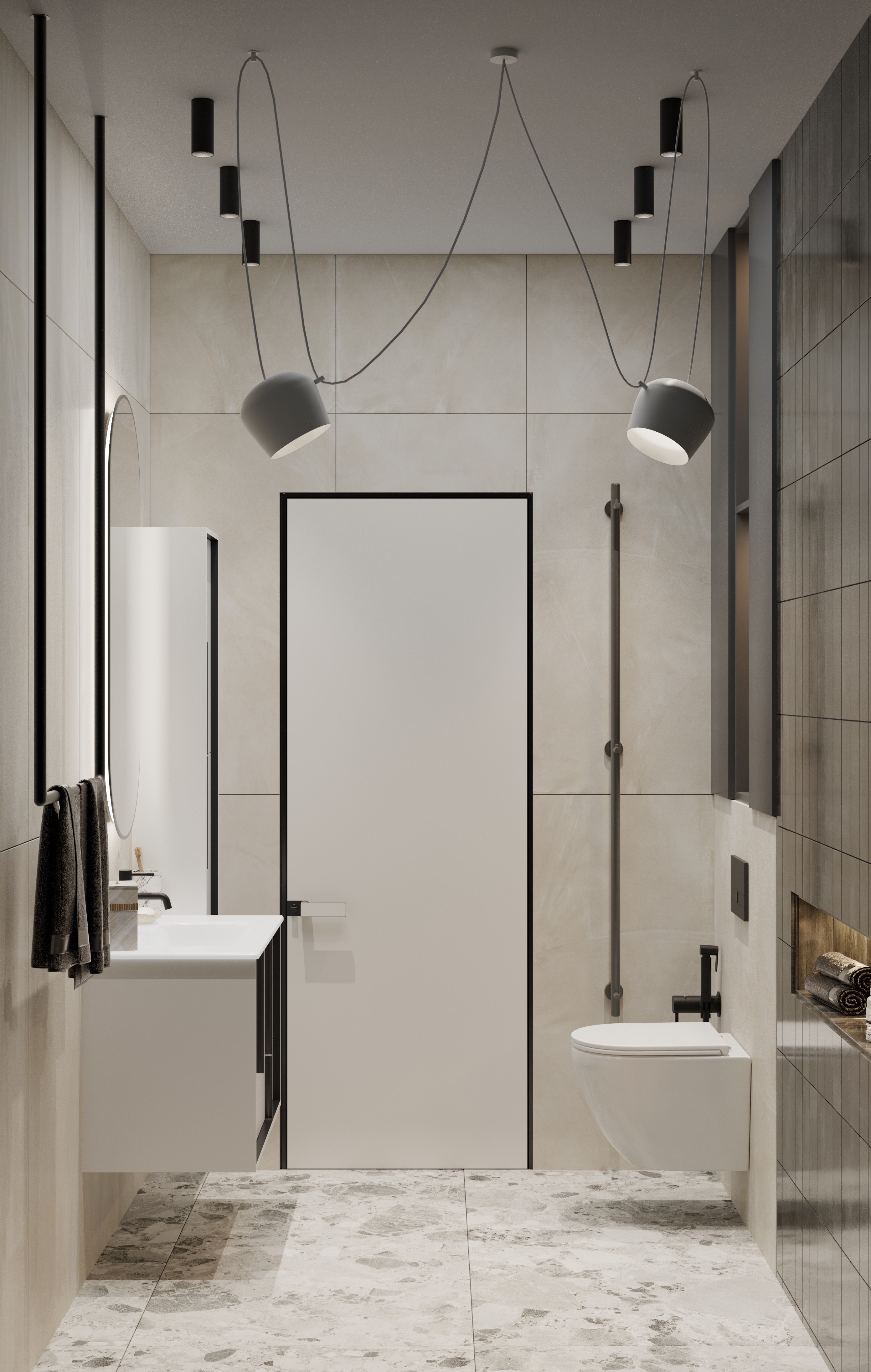 Black & White BATHROOM — Изображение №4 — 3D на Dprofile