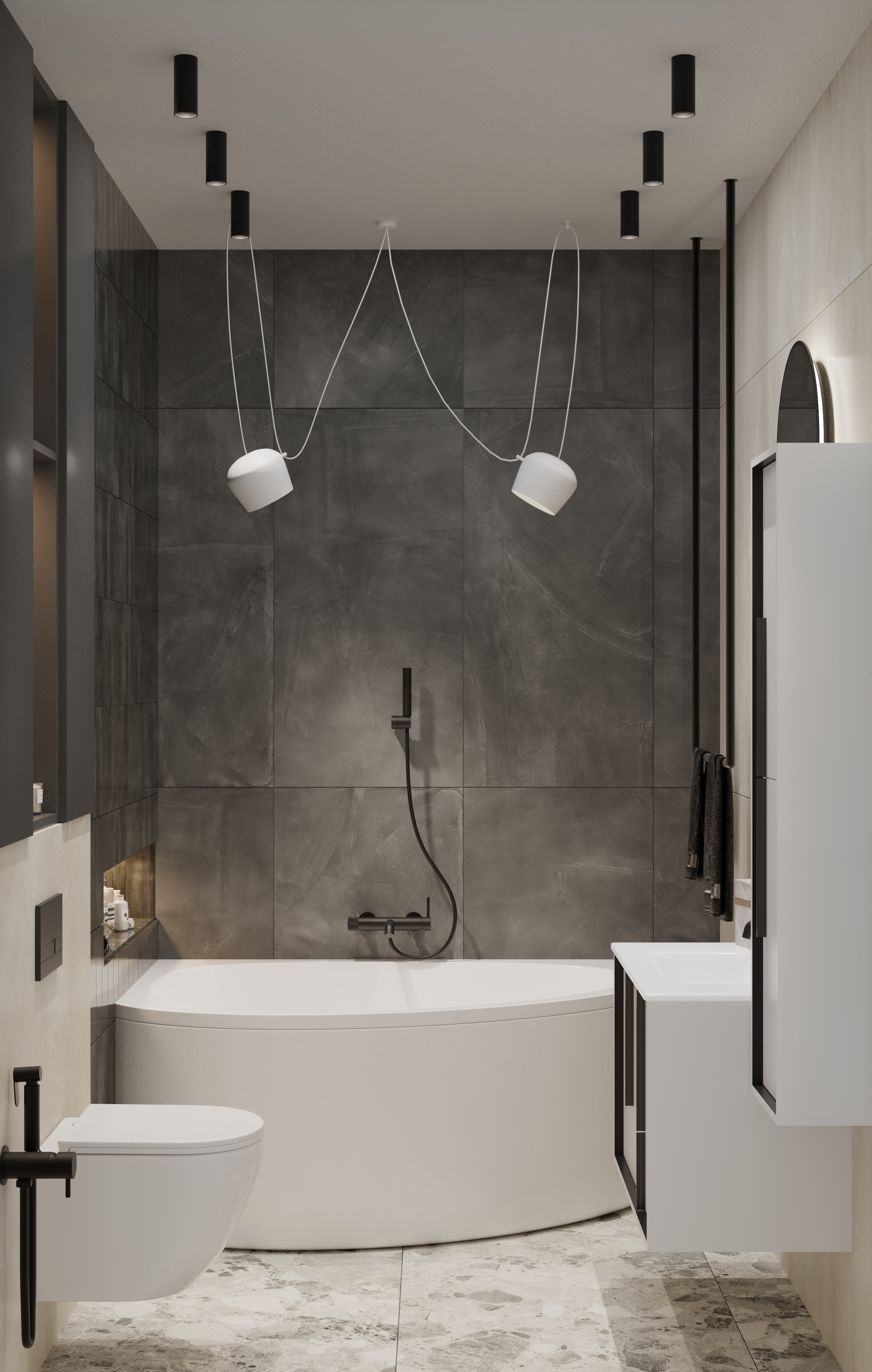 Black & White BATHROOM — Изображение №3 — 3D на Dprofile