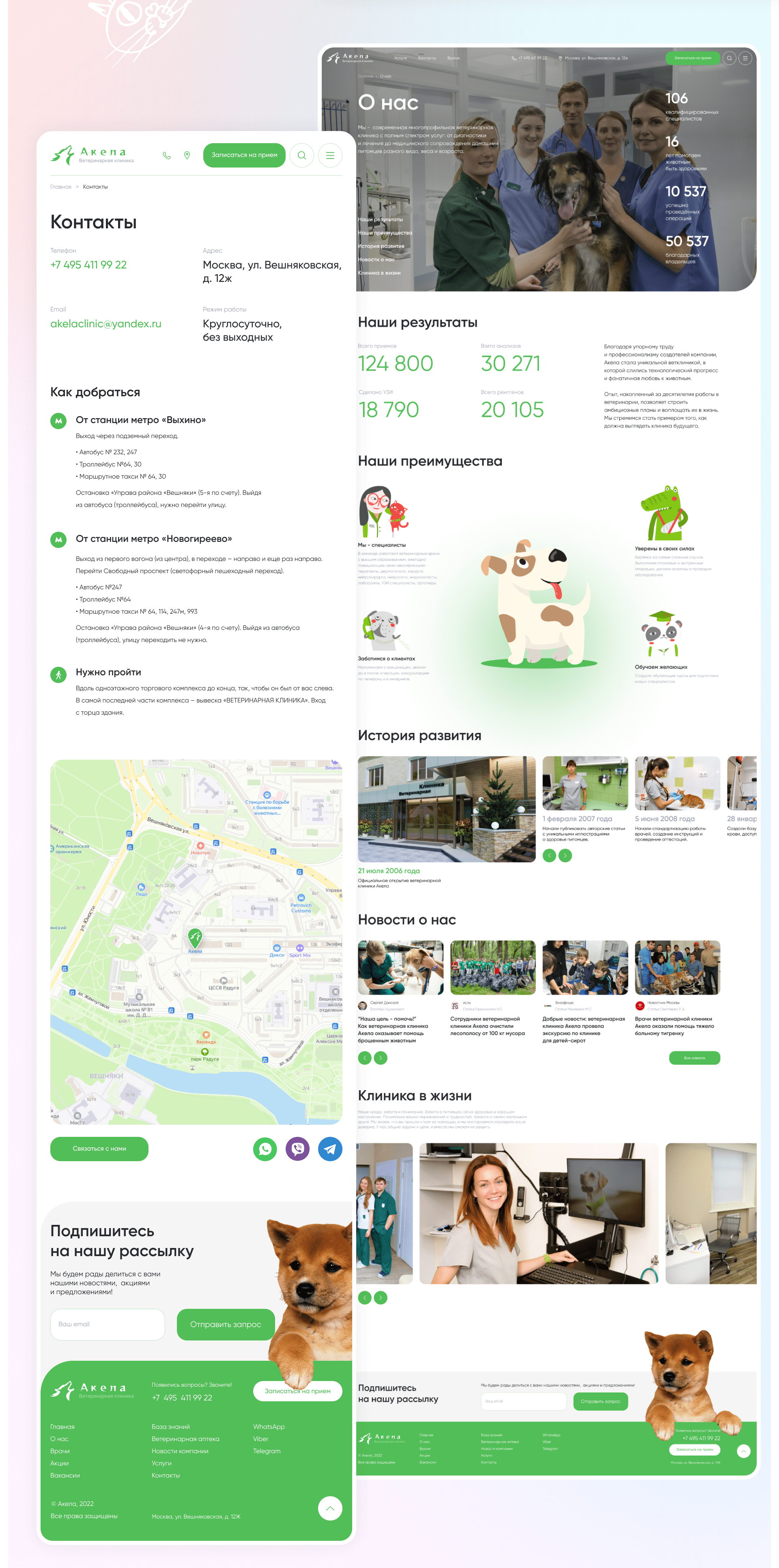 Veterinary clinic website | Сайт ветеринарной клиники — Изображение №8 — Интерфейсы на Dprofile