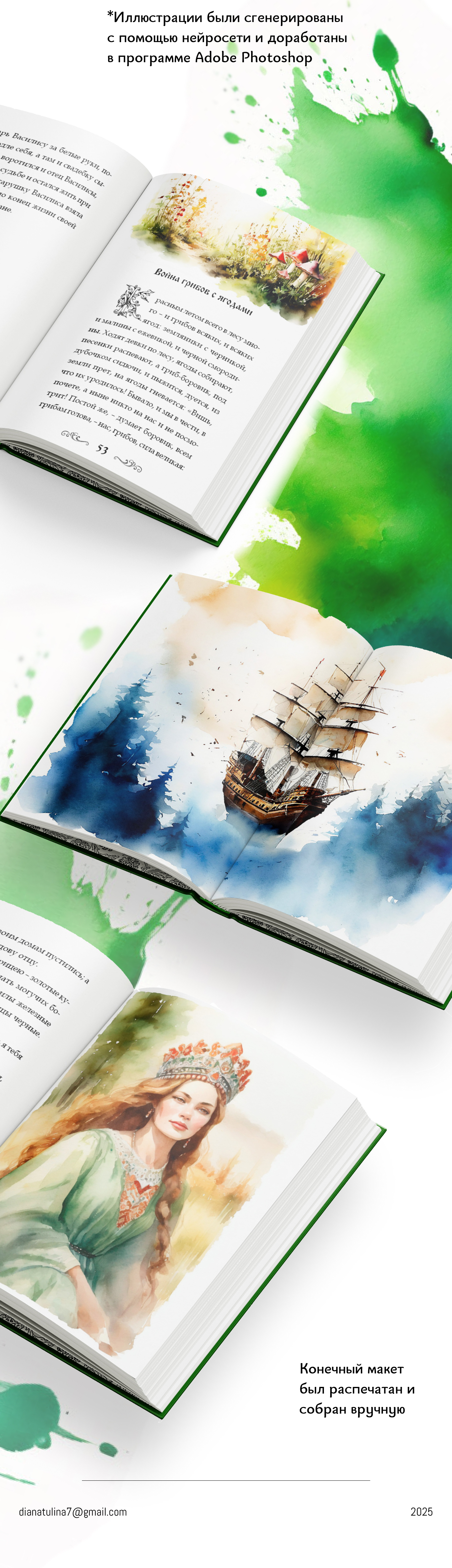 Дизайн и верстка книги сказок — Изображение №3 — Иллюстрация, Графика на Dprofile