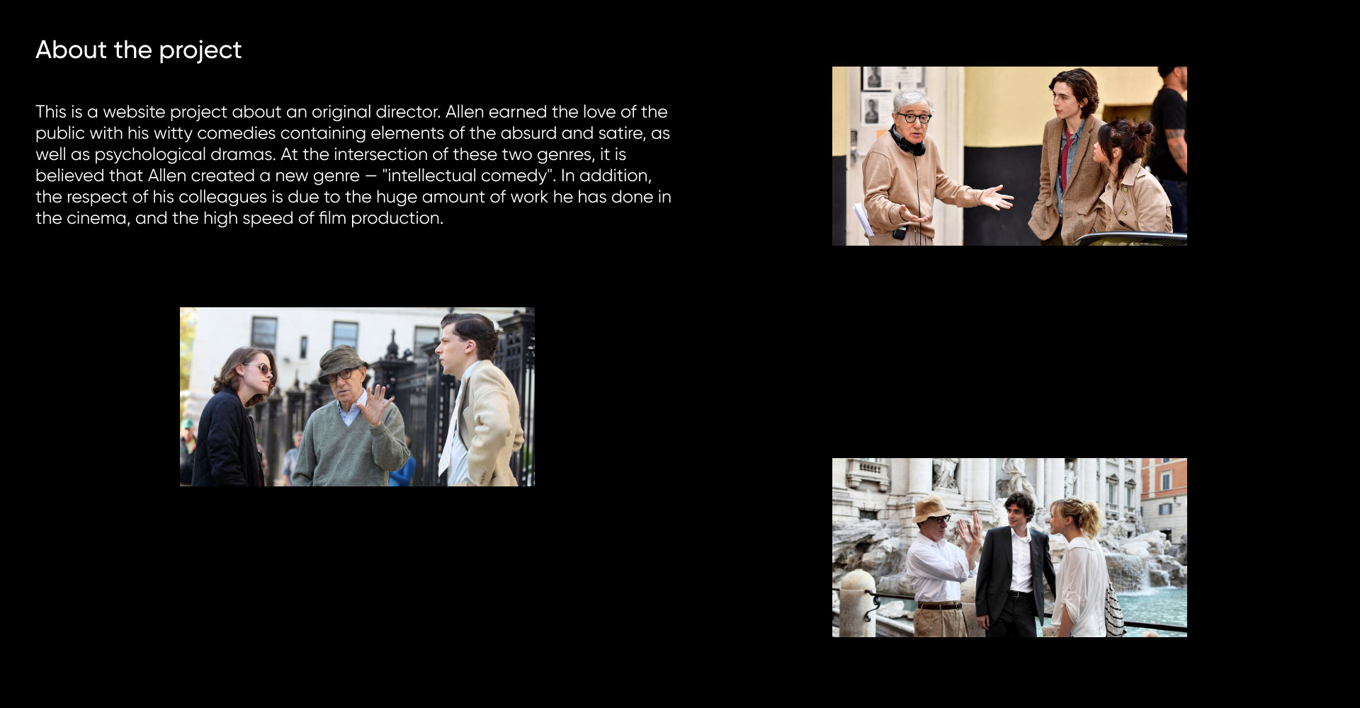 Лонгрид Вуди Аллен — Изображение №3 — Интерфейсы, Анимация на Dprofile