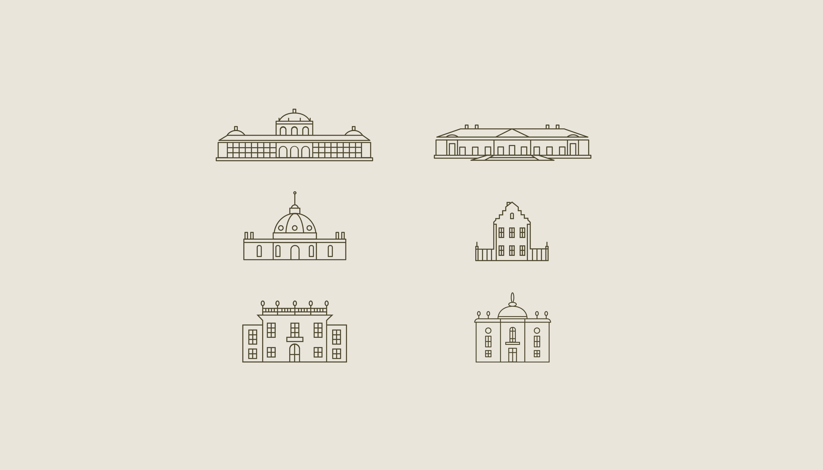 Айдентика Музея-заповедника Кусково — Изображение №5 — Брендинг, Иллюстрация на Dprofile