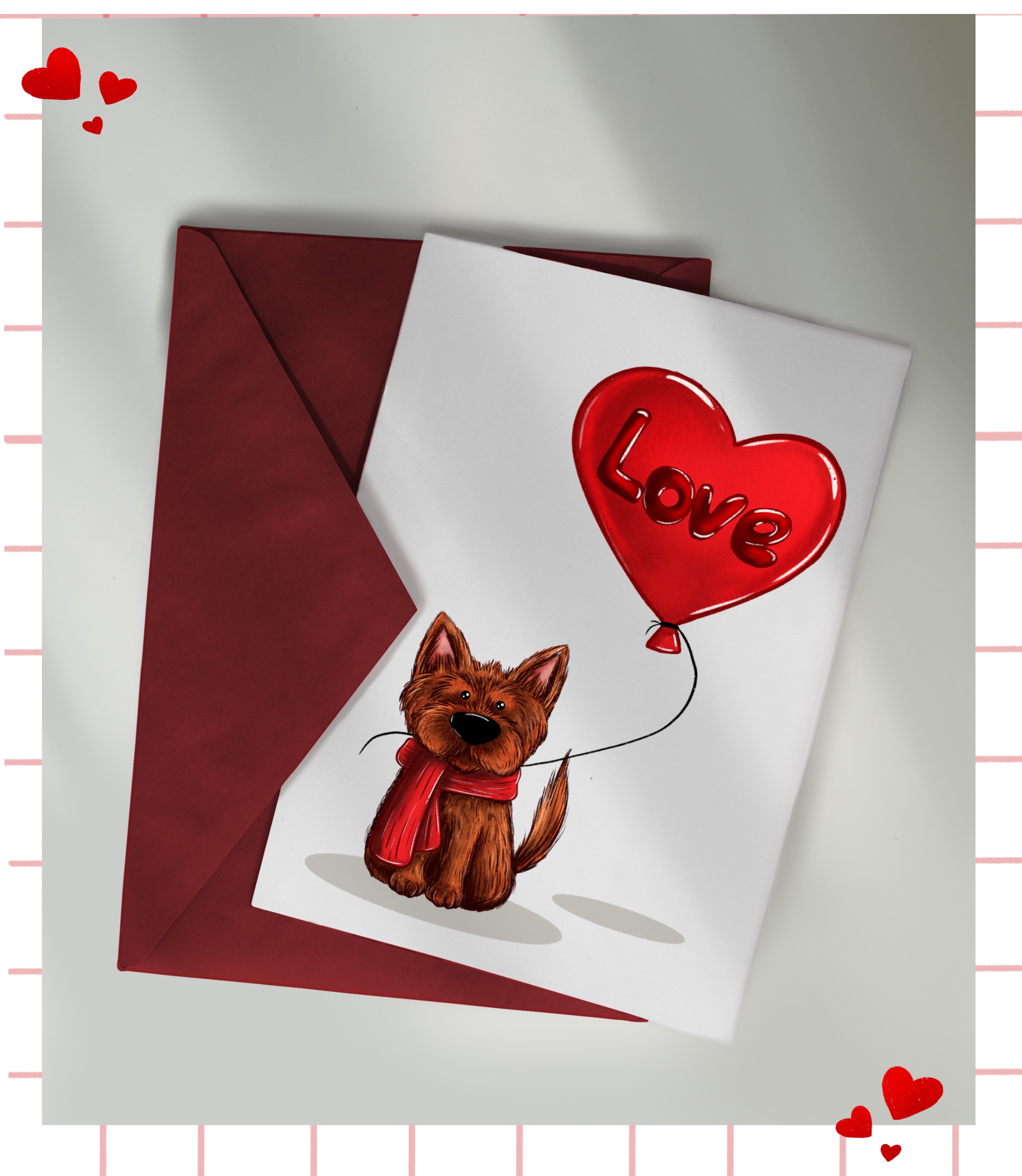 Postcard for Valentine's Day — Изображение №2 — Брендинг, Иллюстрация на Dprofile