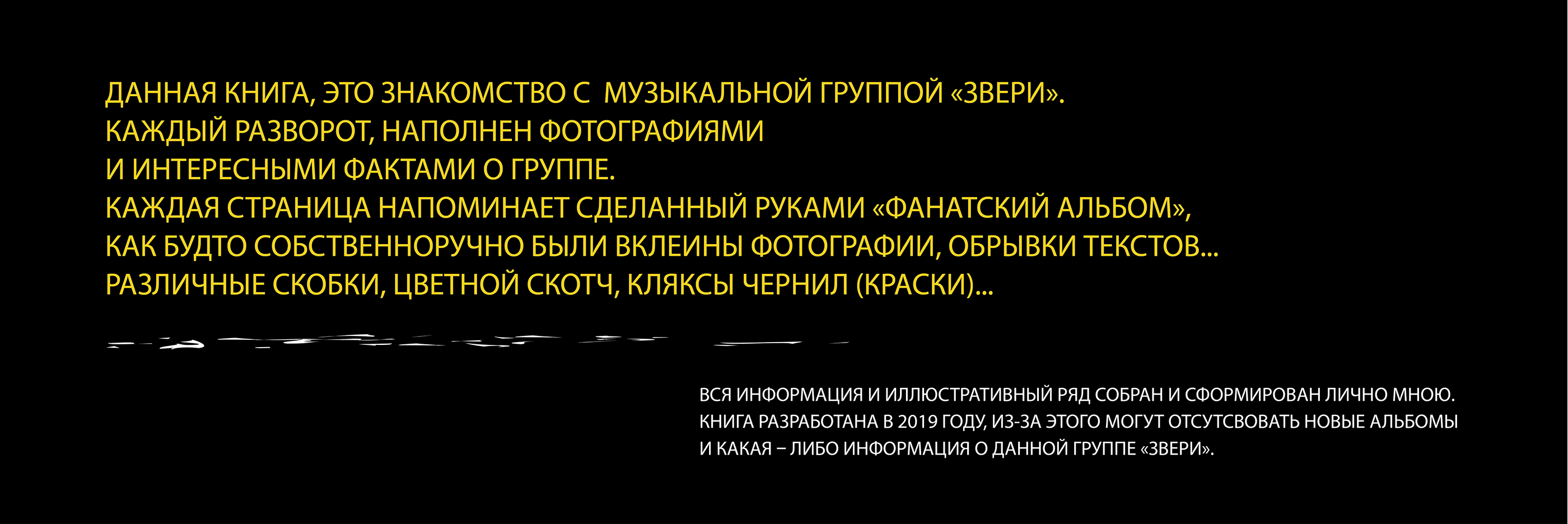Книга "группа ЗВЕРИ" (айдентика) — Изображение №1 — Брендинг, Графика на Dprofile