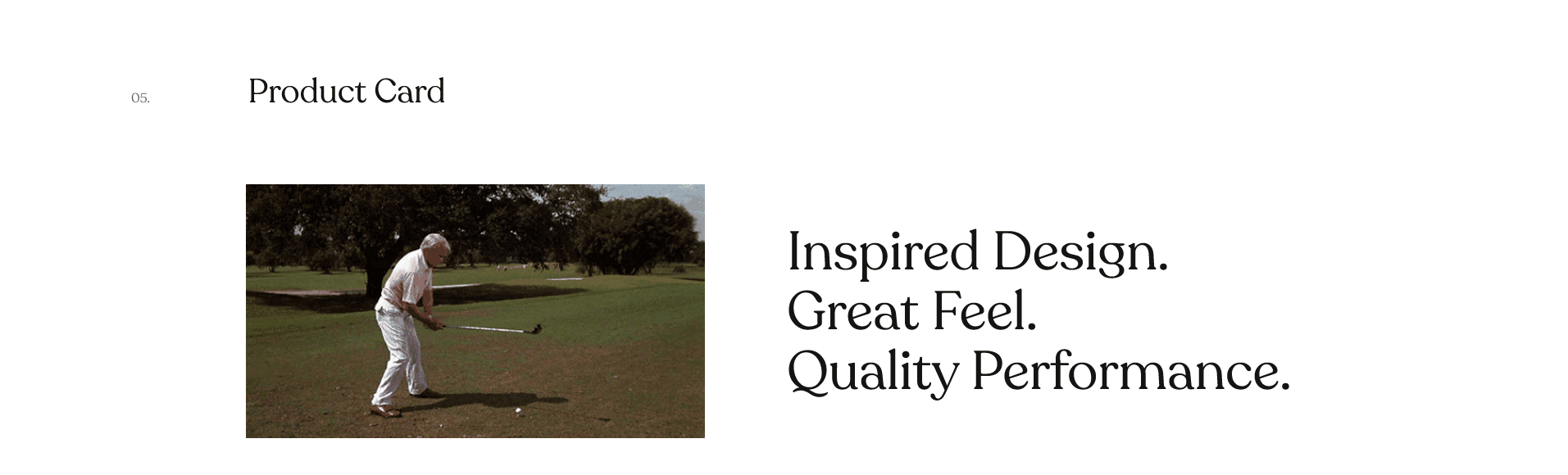 William Murray Golf — Redesign Concept — Изображение №7 — Интерфейсы на Dprofile