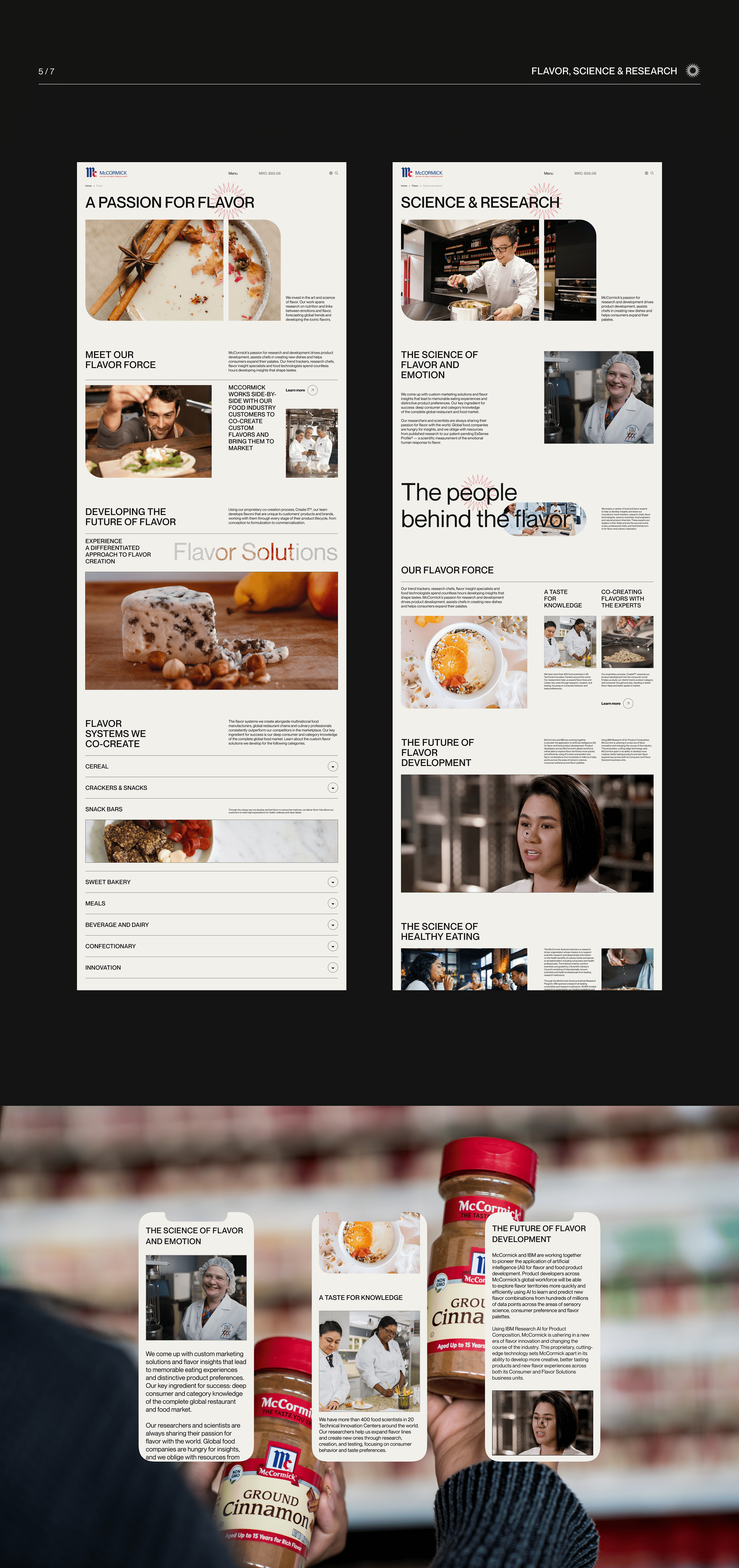 McCormick & Company — Corporate website — Изображение №5 — Интерфейсы на Dprofile