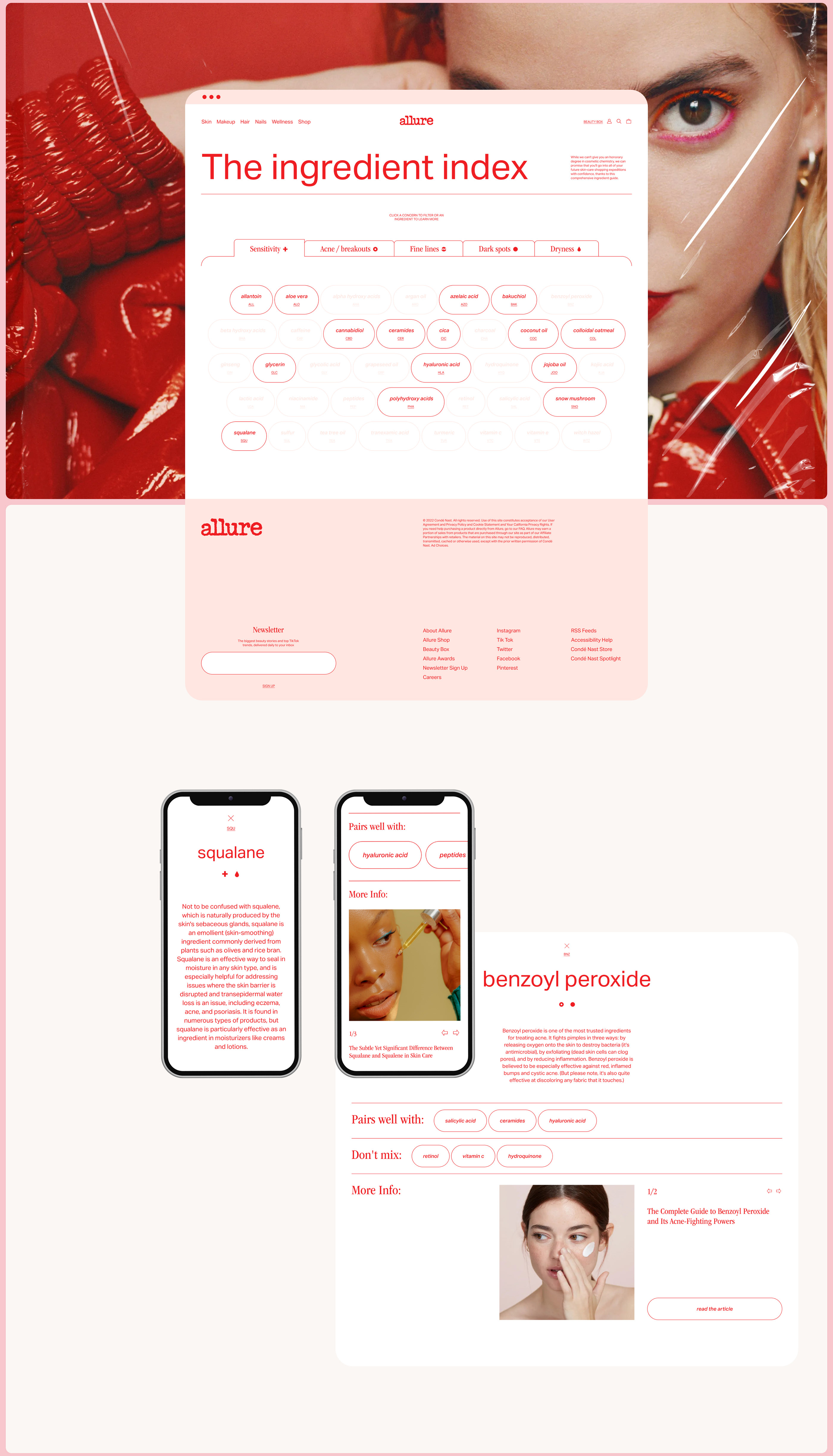 Allure — Magazine website — Изображение №4 — Интерфейсы на Dprofile