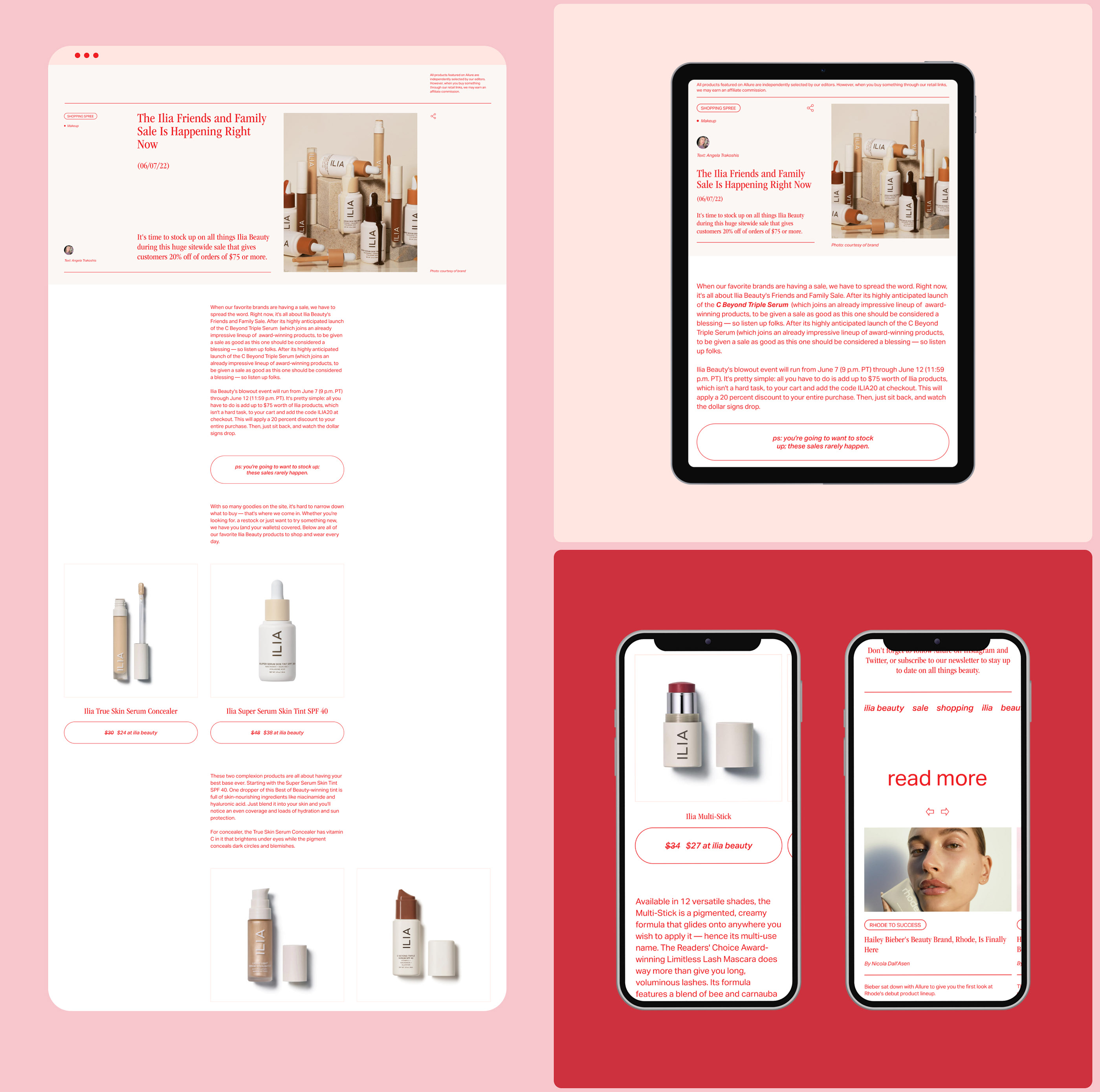 Allure — Magazine website — Изображение №3 — Интерфейсы на Dprofile