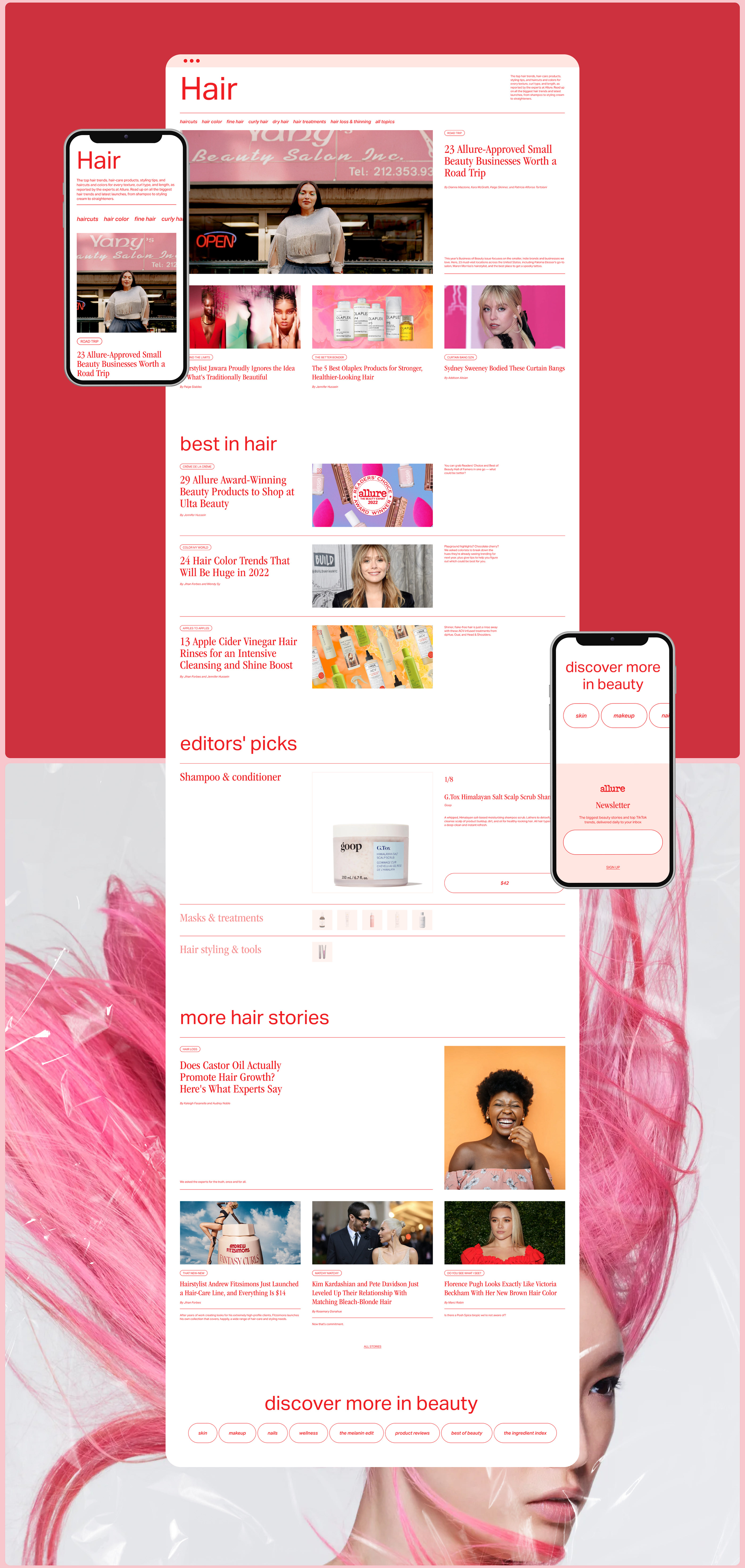 Allure — Magazine website — Изображение №2 — Интерфейсы на Dprofile