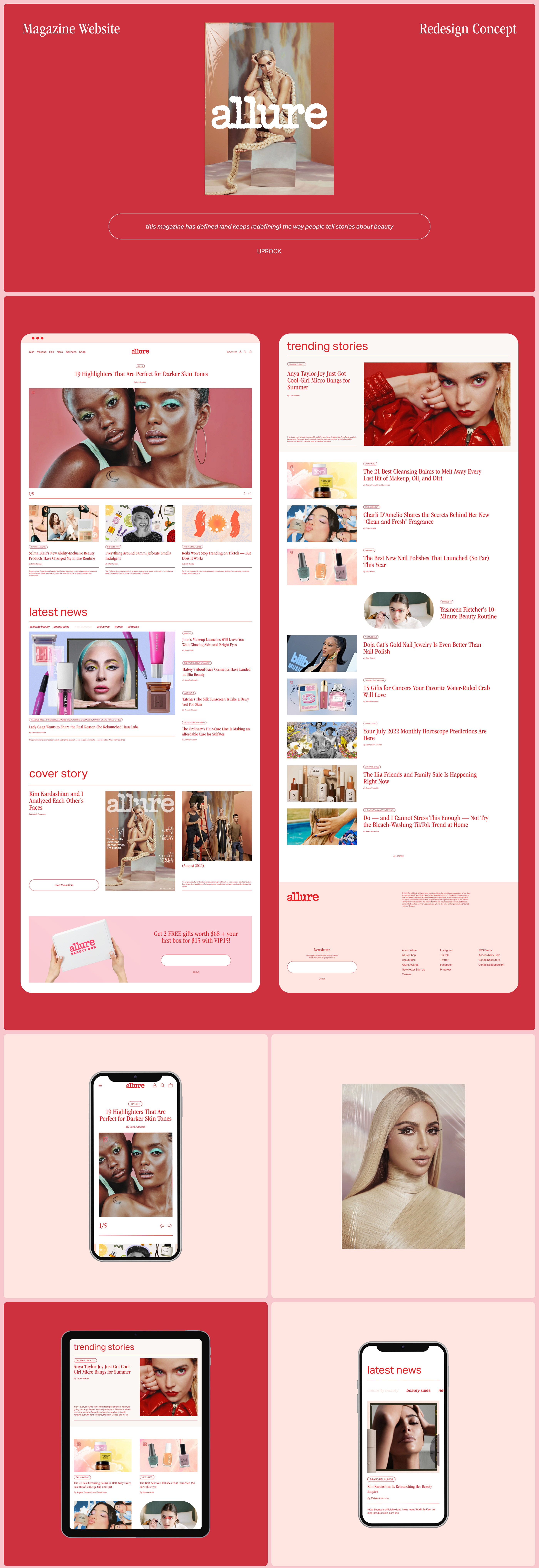 Allure — Magazine website — Изображение №1 — Интерфейсы на Dprofile
