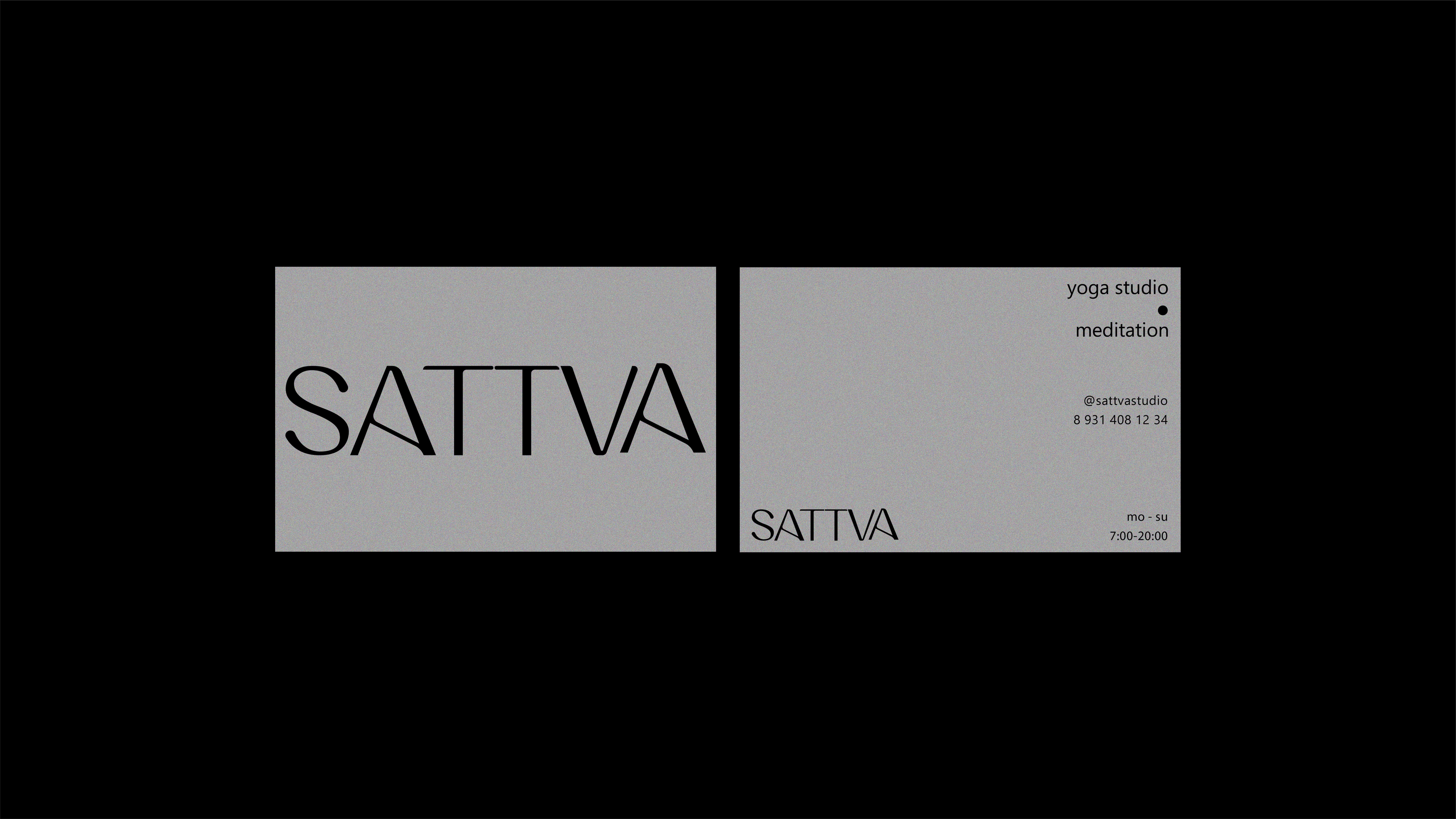 Фирменный стиль для студии йоги SATTVA — Изображение №4 — Брендинг на Dprofile