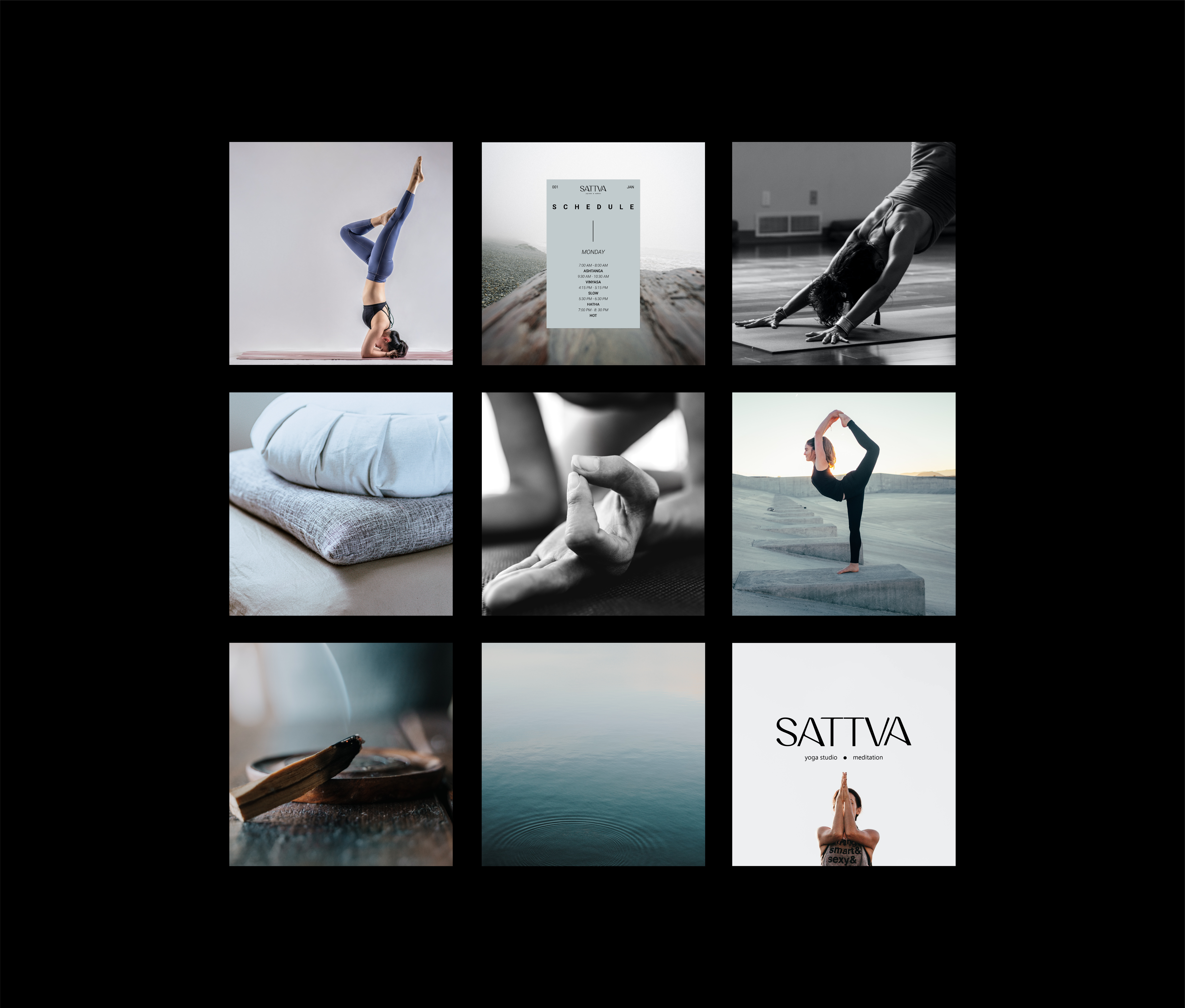 Фирменный стиль для студии йоги SATTVA — Изображение №10 — Брендинг на Dprofile