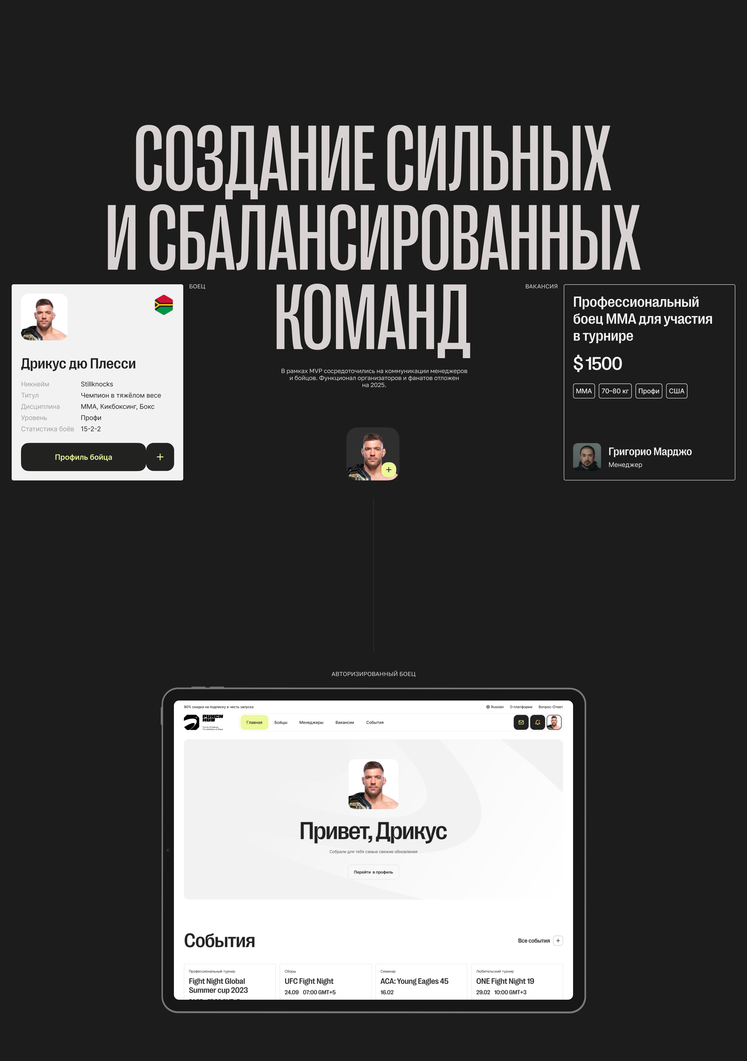 Punch hub — Изображение №10 — Интерфейсы, Брендинг на Dprofile