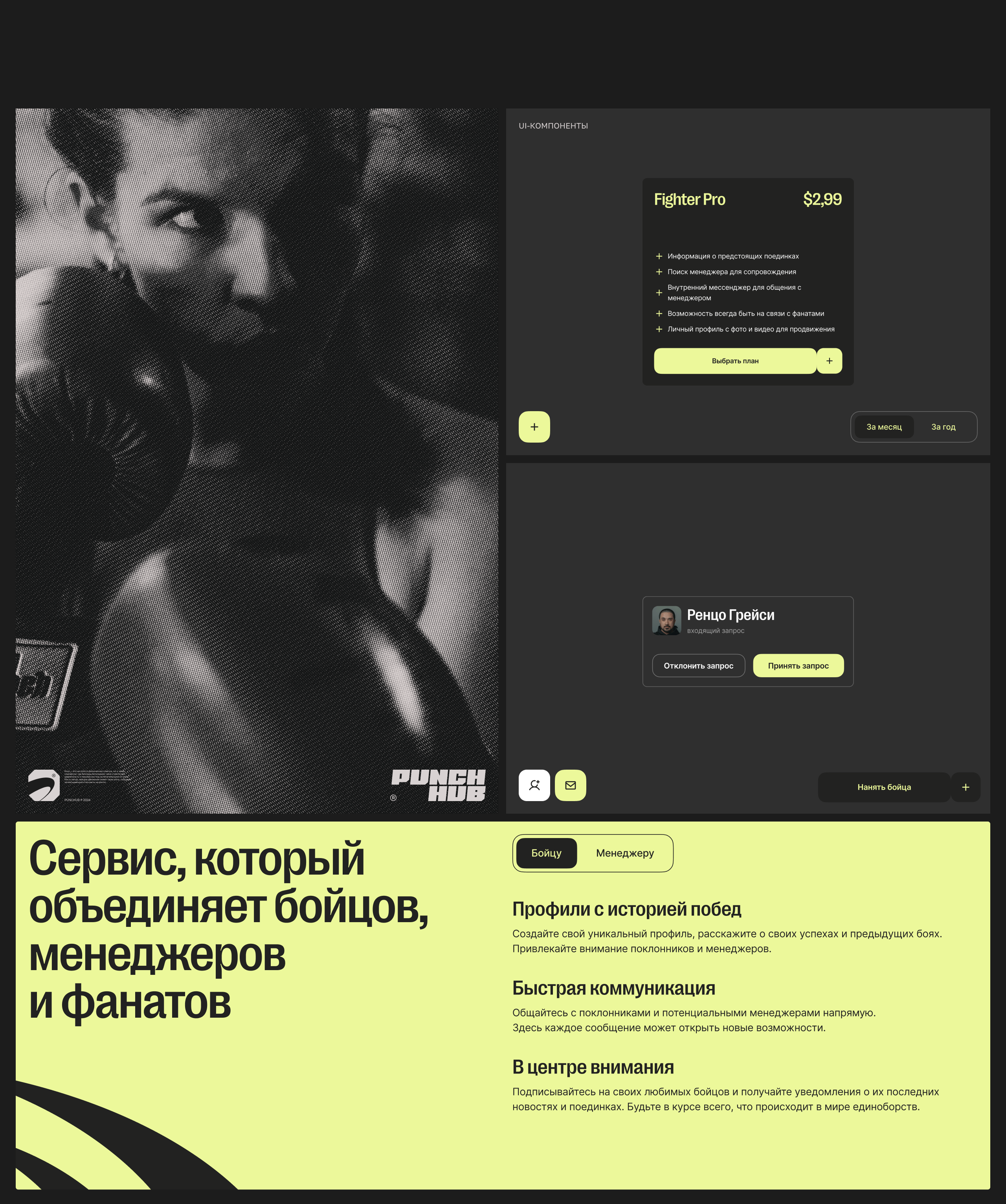 Punch hub — Изображение №15 — Интерфейсы, Брендинг на Dprofile
