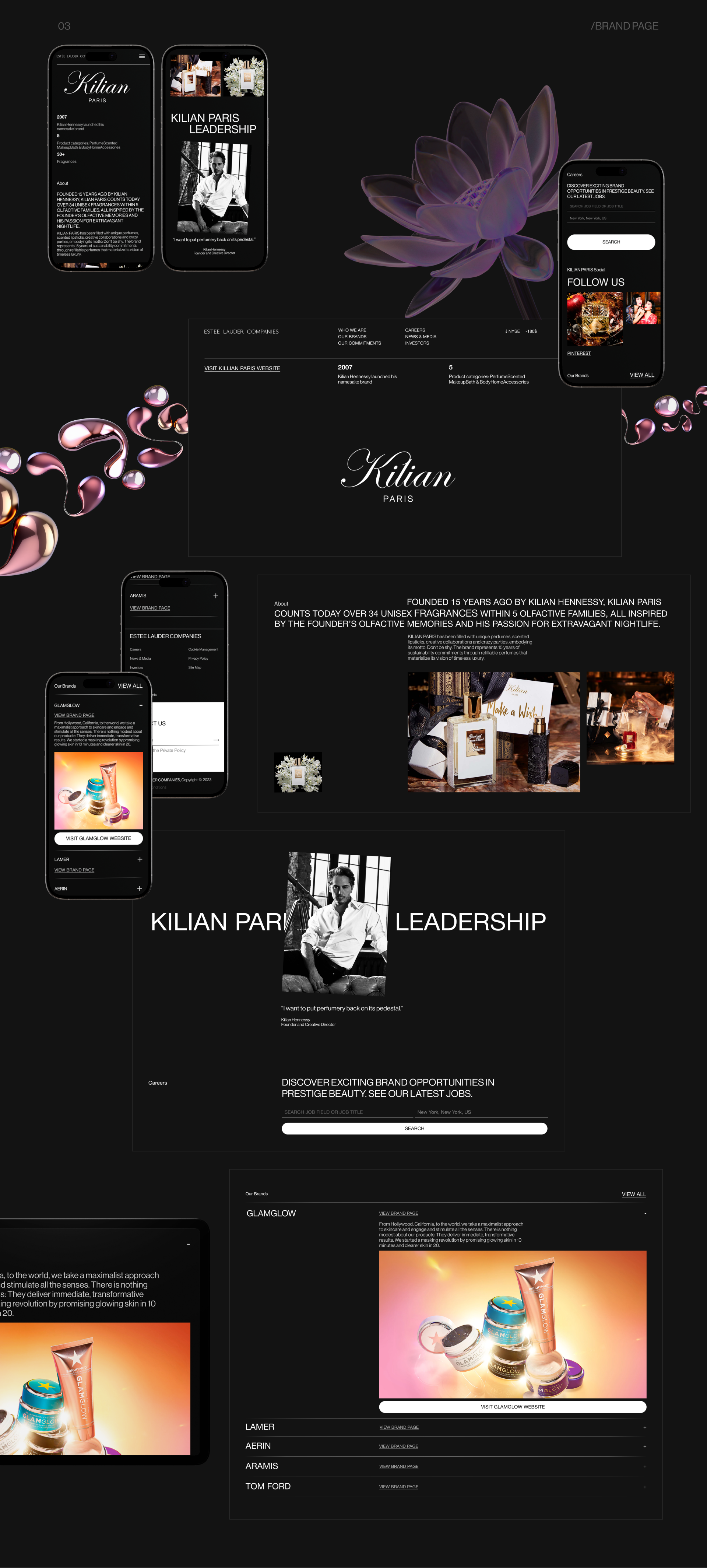 ESTEE LAUDER COMPANIES | Redesign concept — Изображение №4 — Интерфейсы на Dprofile