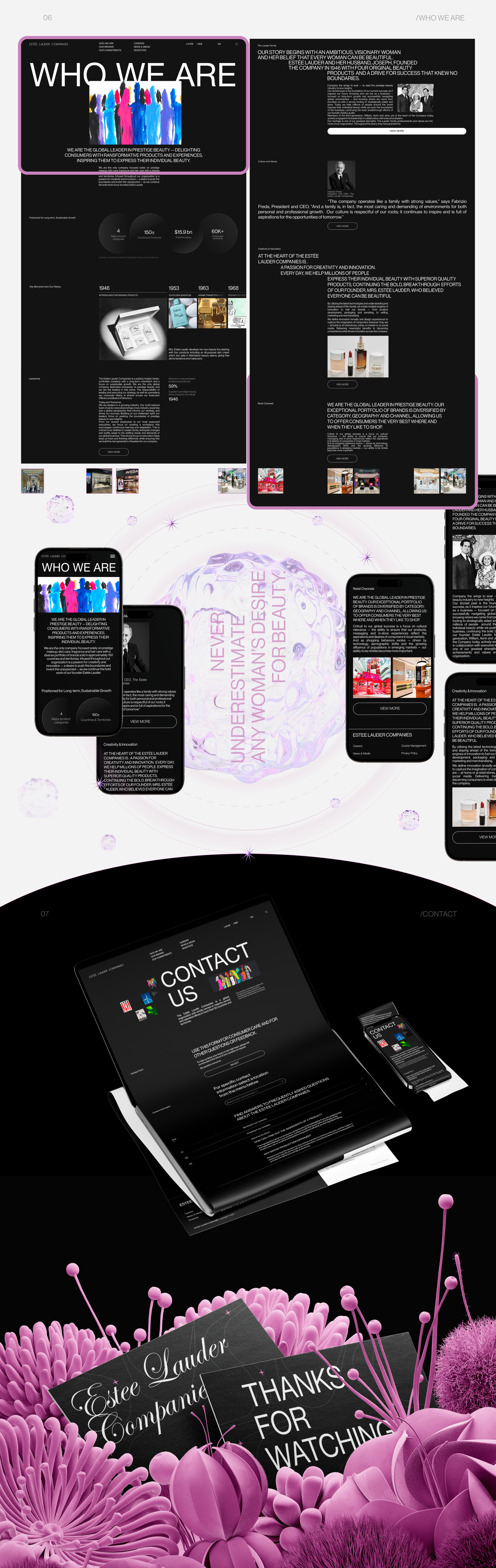 ESTEE LAUDER COMPANIES | Redesign concept — Изображение №7 — Интерфейсы на Dprofile