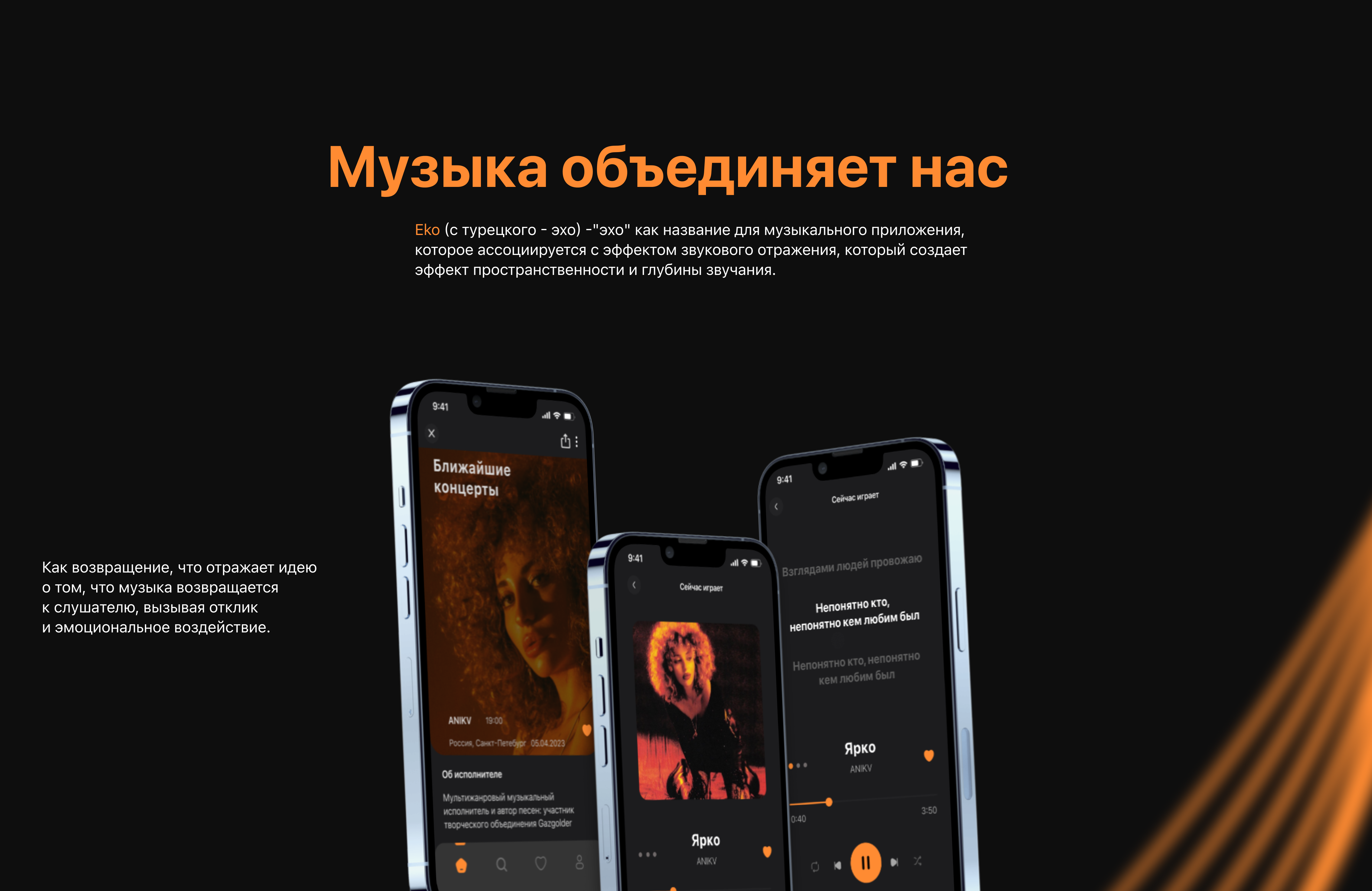 EKO - музыкальный сервис — Изображение №4 — Интерфейсы, Анимация на Dprofile