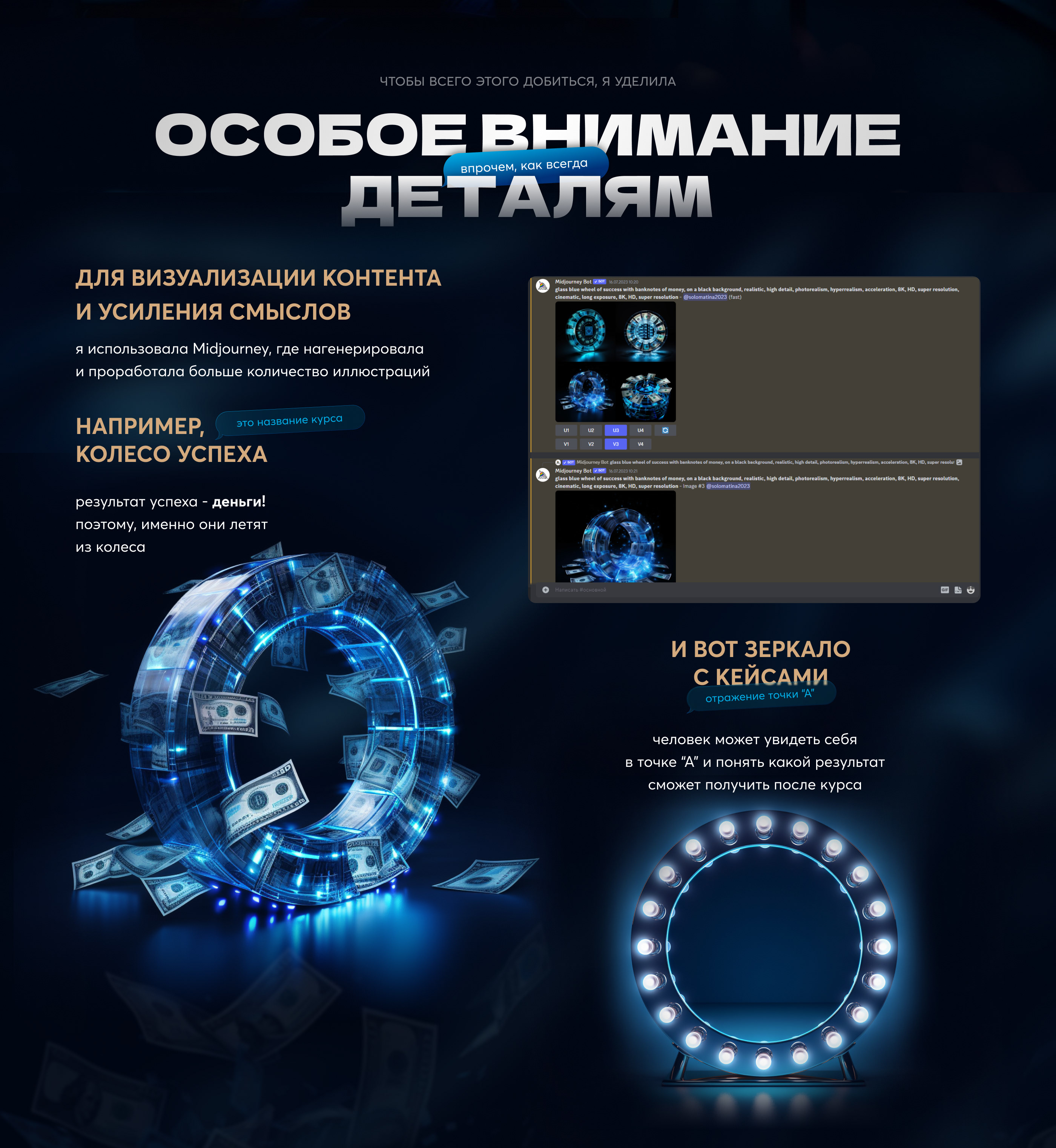 Beauty course | infobusiness | упаковка запуска — Изображение №3 — Интерфейсы на Dprofile