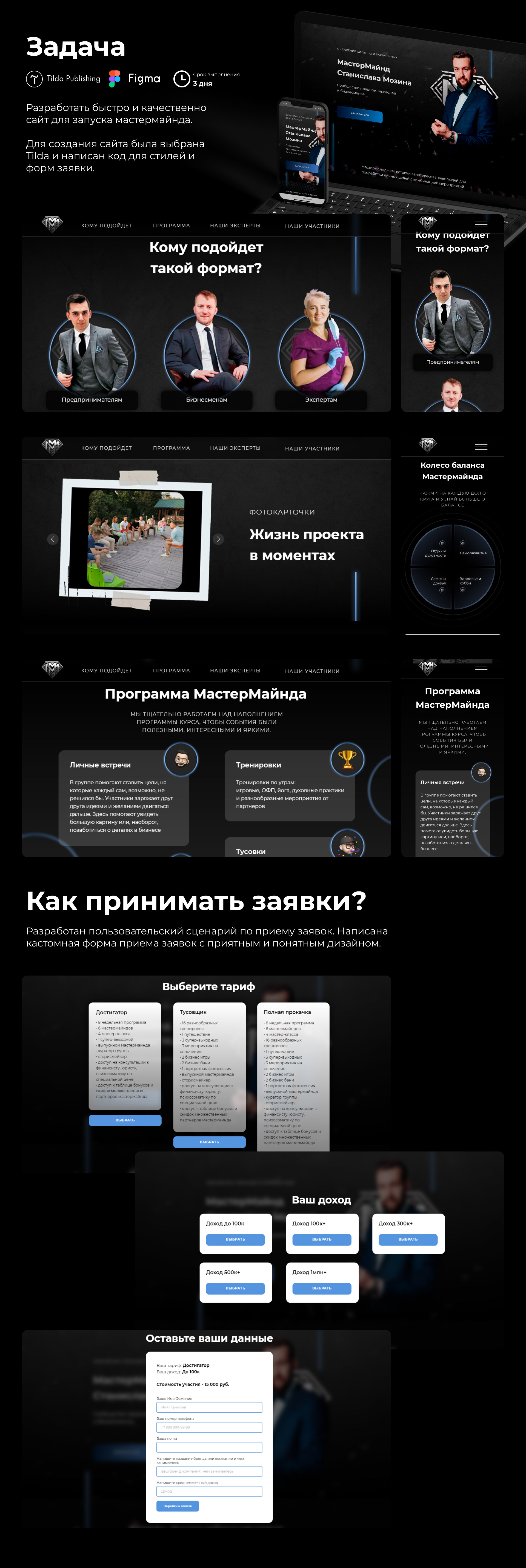 Мастермайнд Станислава Мозина — Изображение №2 — Маркетинг, Интерфейсы на Dprofile