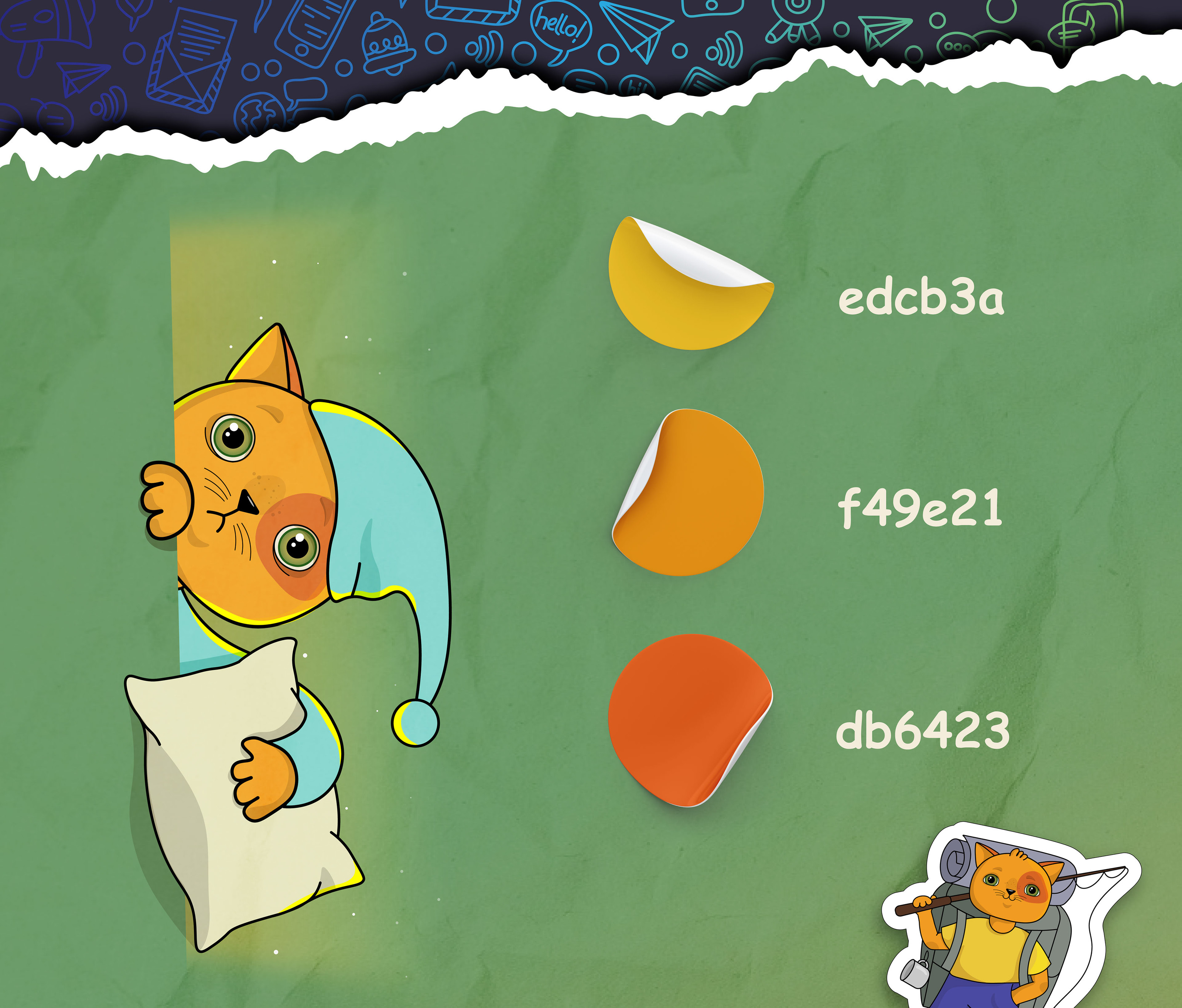 Стикеры для Telegram — Изображение №2 — Иллюстрация, Графика на Dprofile