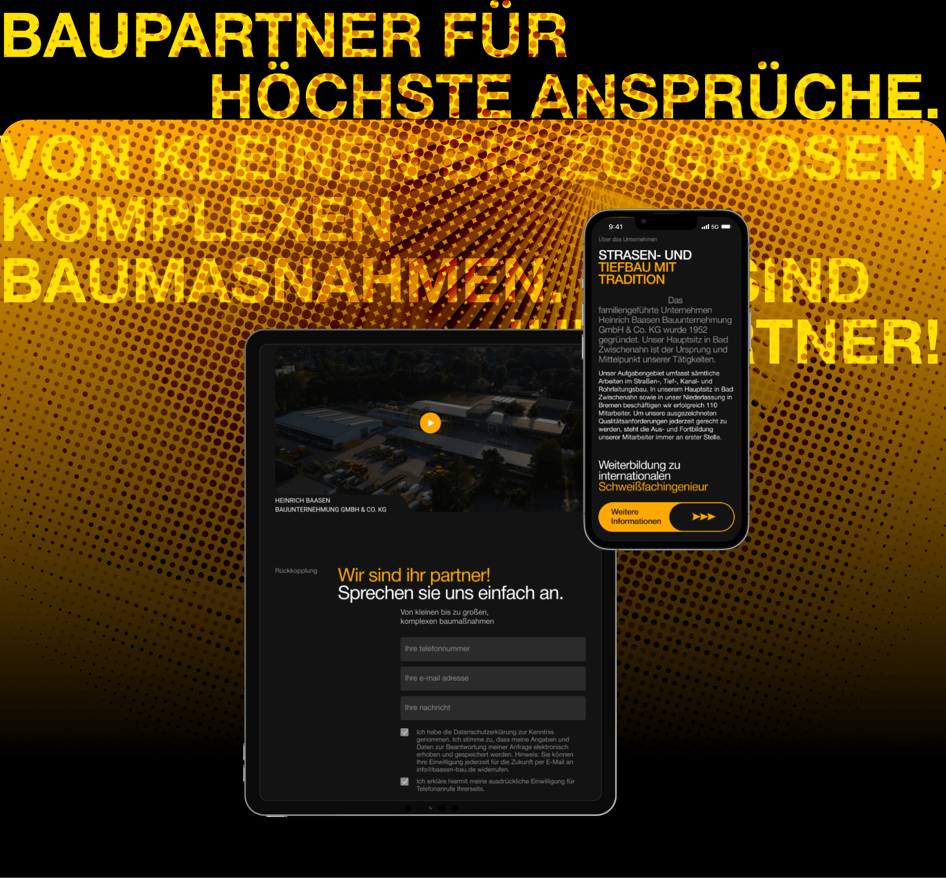 Redesign Heinrich Baasen — Изображение №4 — Интерфейсы, Графика на Dprofile