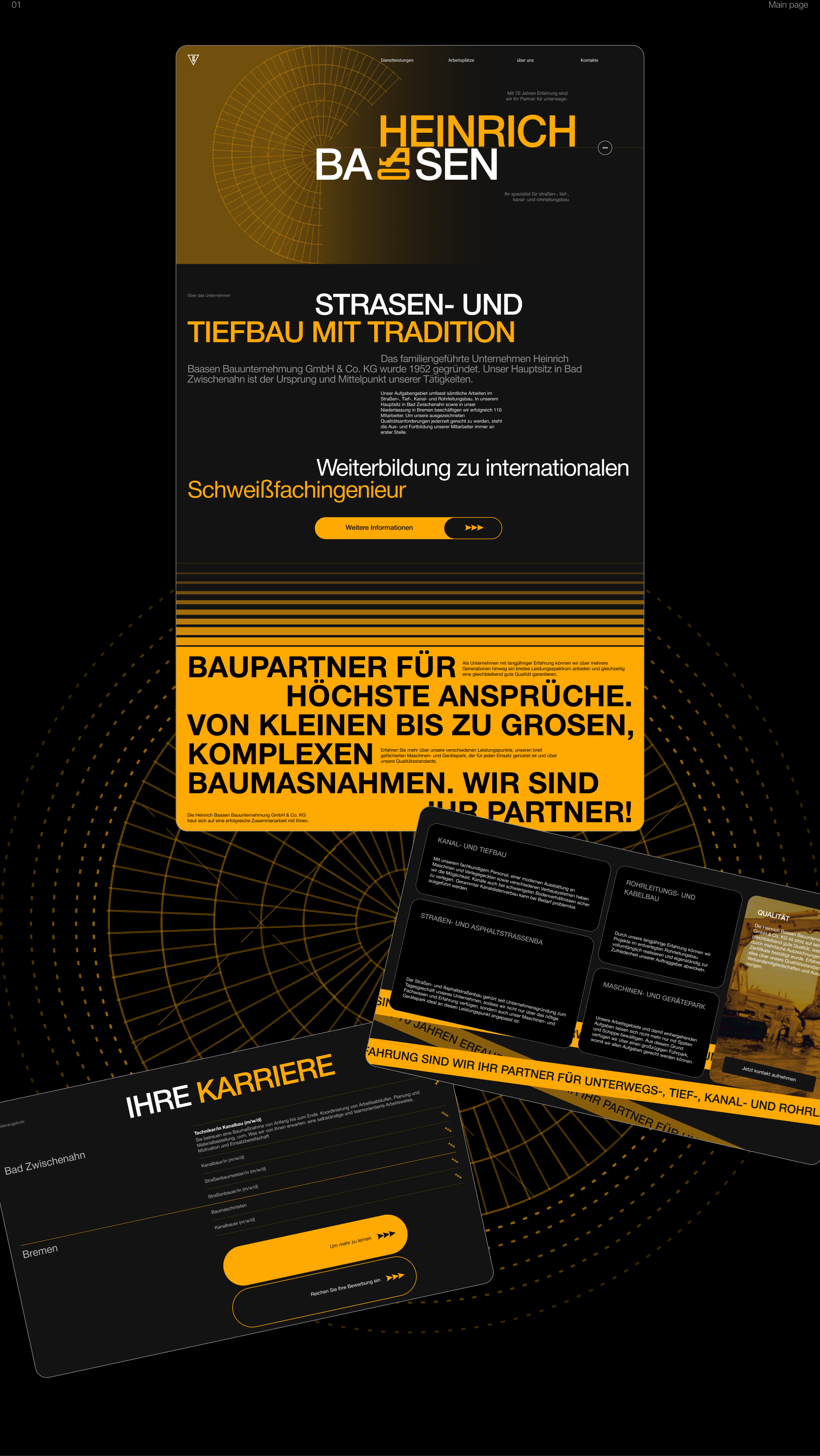 Redesign Heinrich Baasen — Изображение №3 — Интерфейсы, Графика на Dprofile