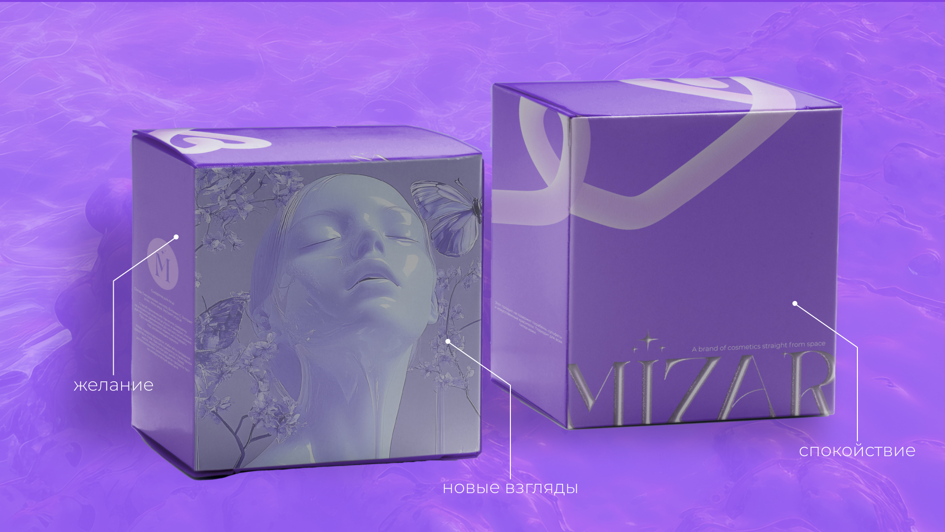 "Mizar" фирменный стиль для бренда уходовой косметики — Изображение №5 — Брендинг на Dprofile