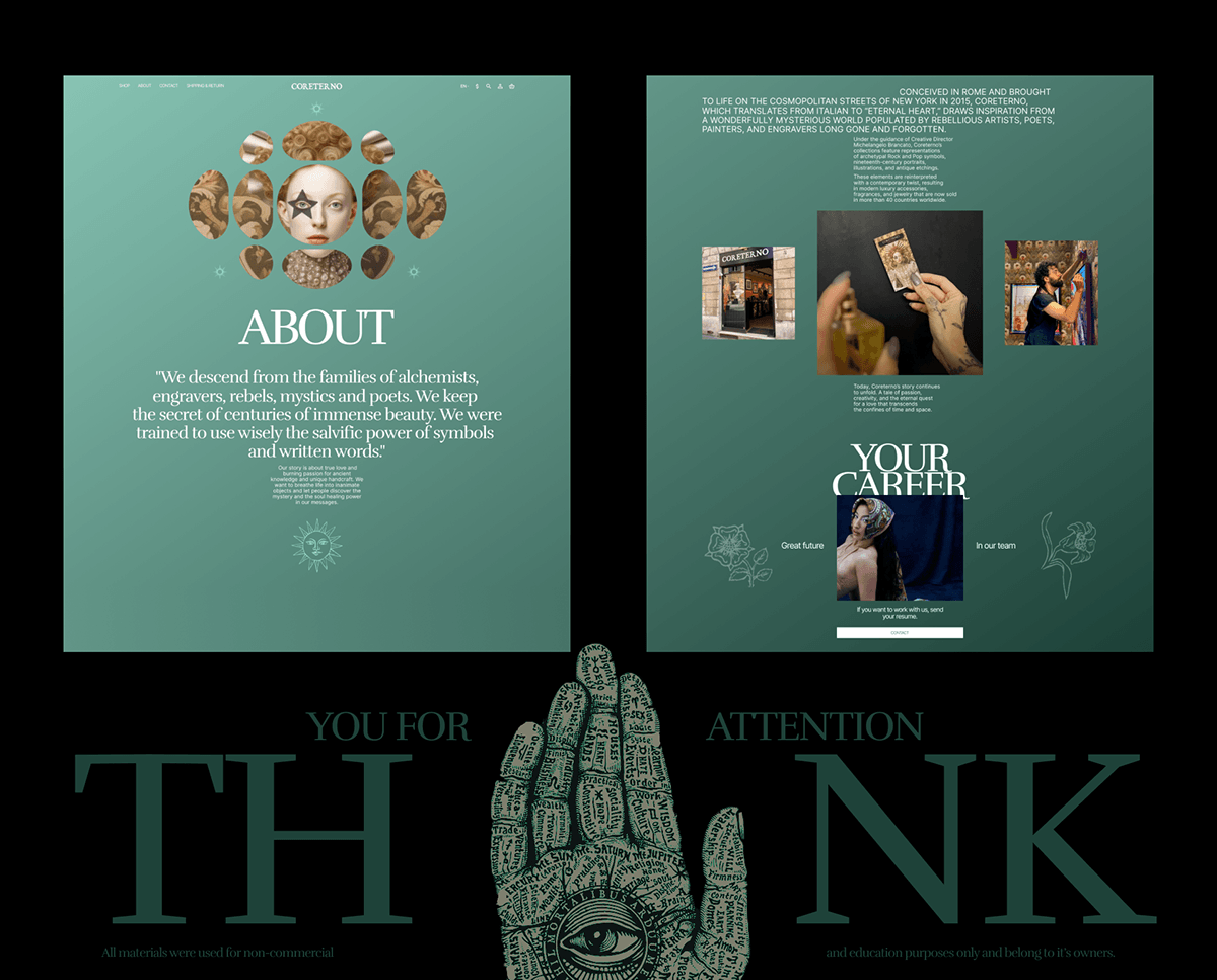 CORETERNO | e-commerce | redesign — Изображение №9 — Интерфейсы на Dprofile