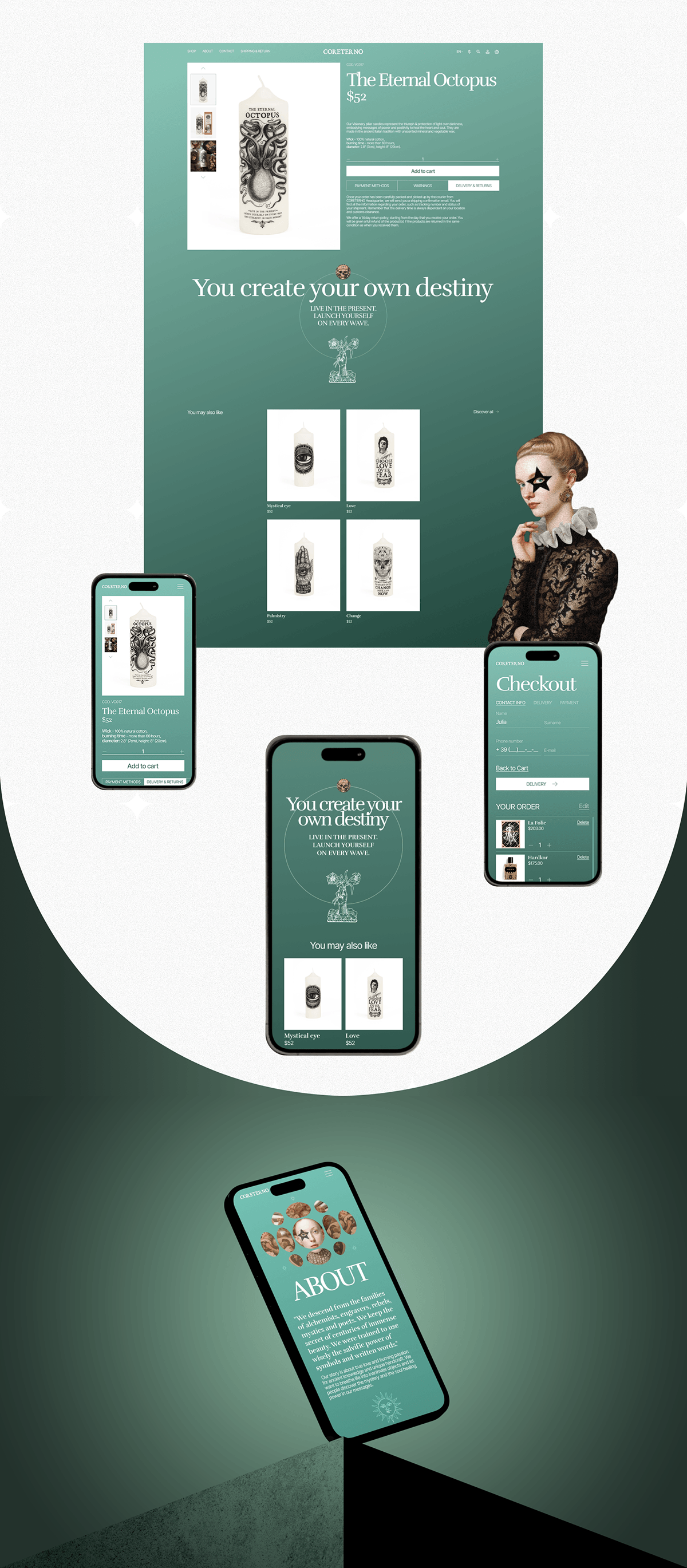 CORETERNO | e-commerce | redesign — Изображение №8 — Интерфейсы на Dprofile