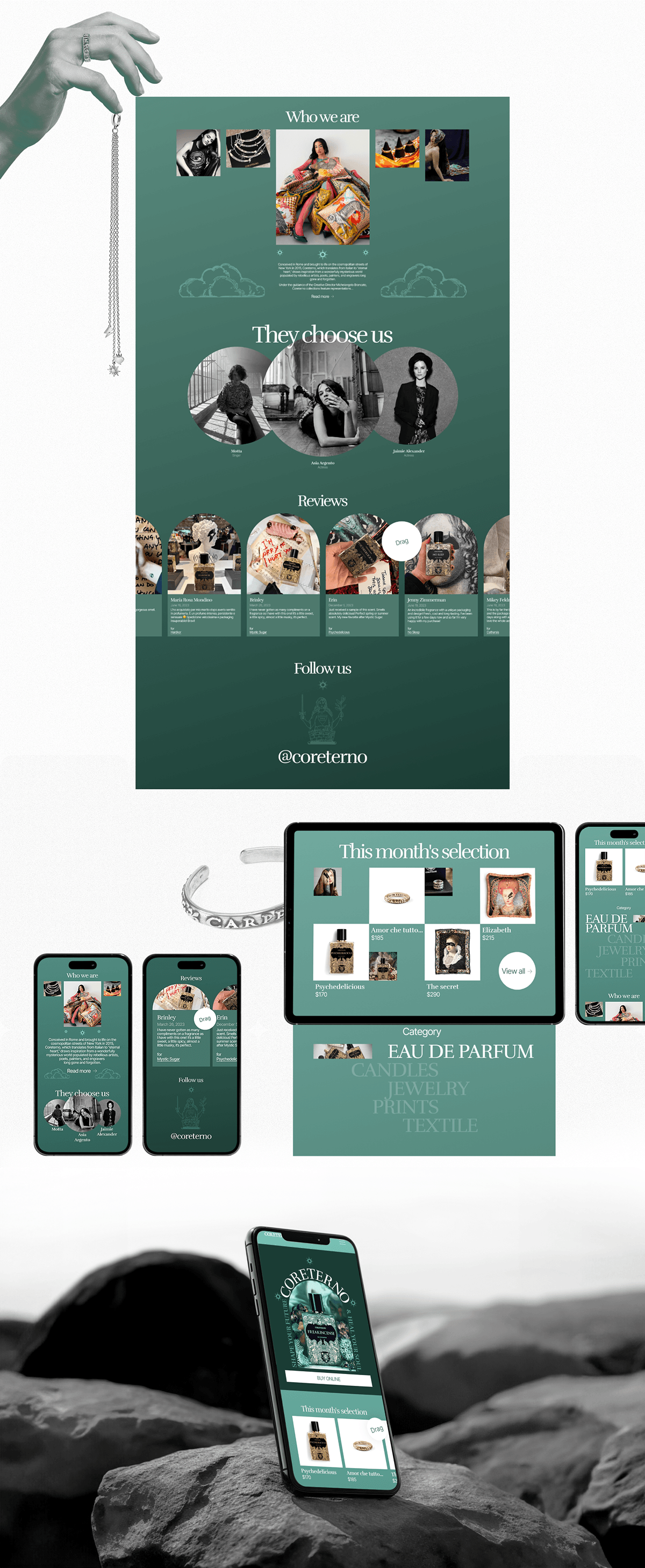 CORETERNO | e-commerce | redesign — Изображение №5 — Интерфейсы на Dprofile