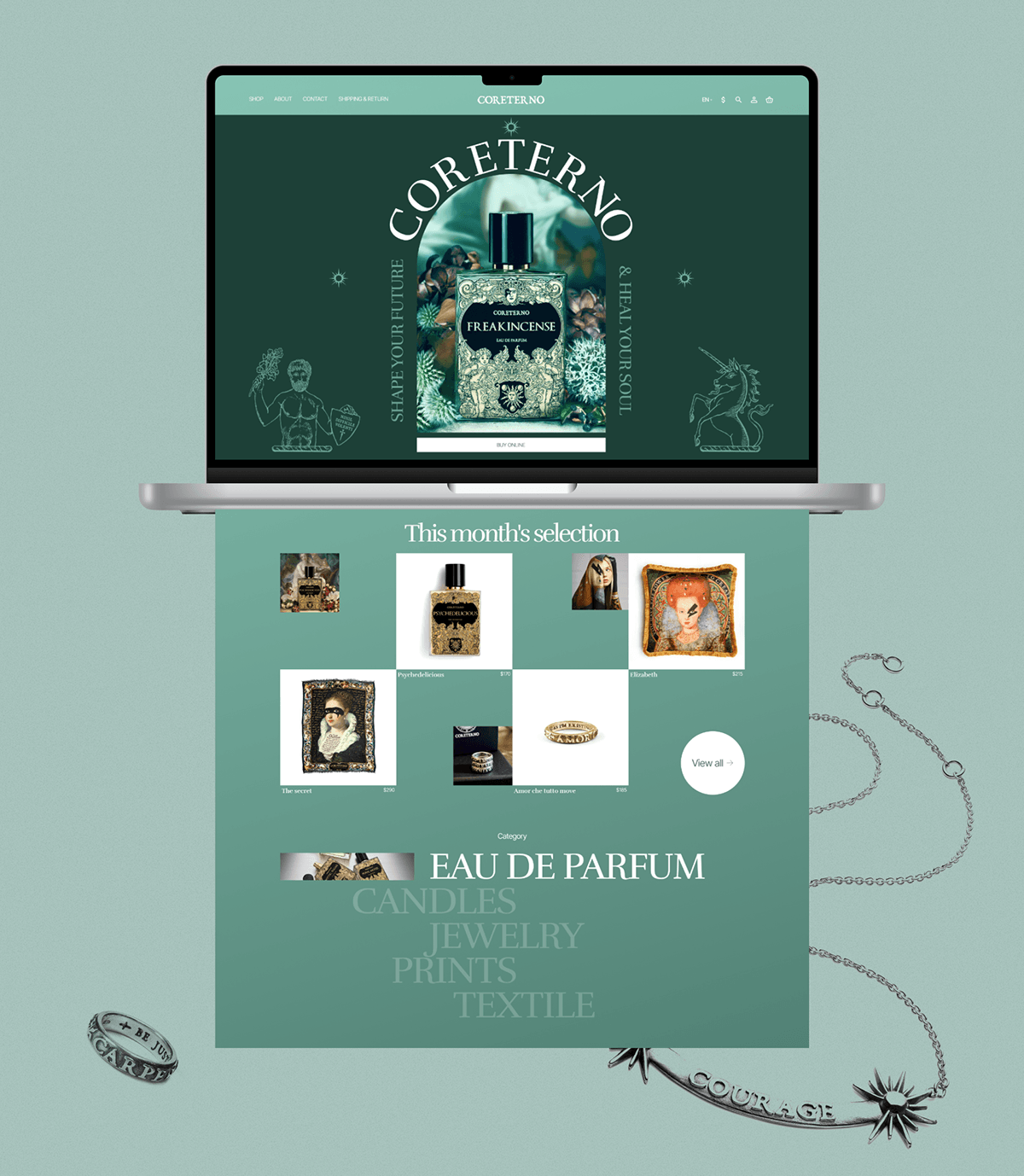 CORETERNO | e-commerce | redesign — Изображение №3 — Интерфейсы на Dprofile