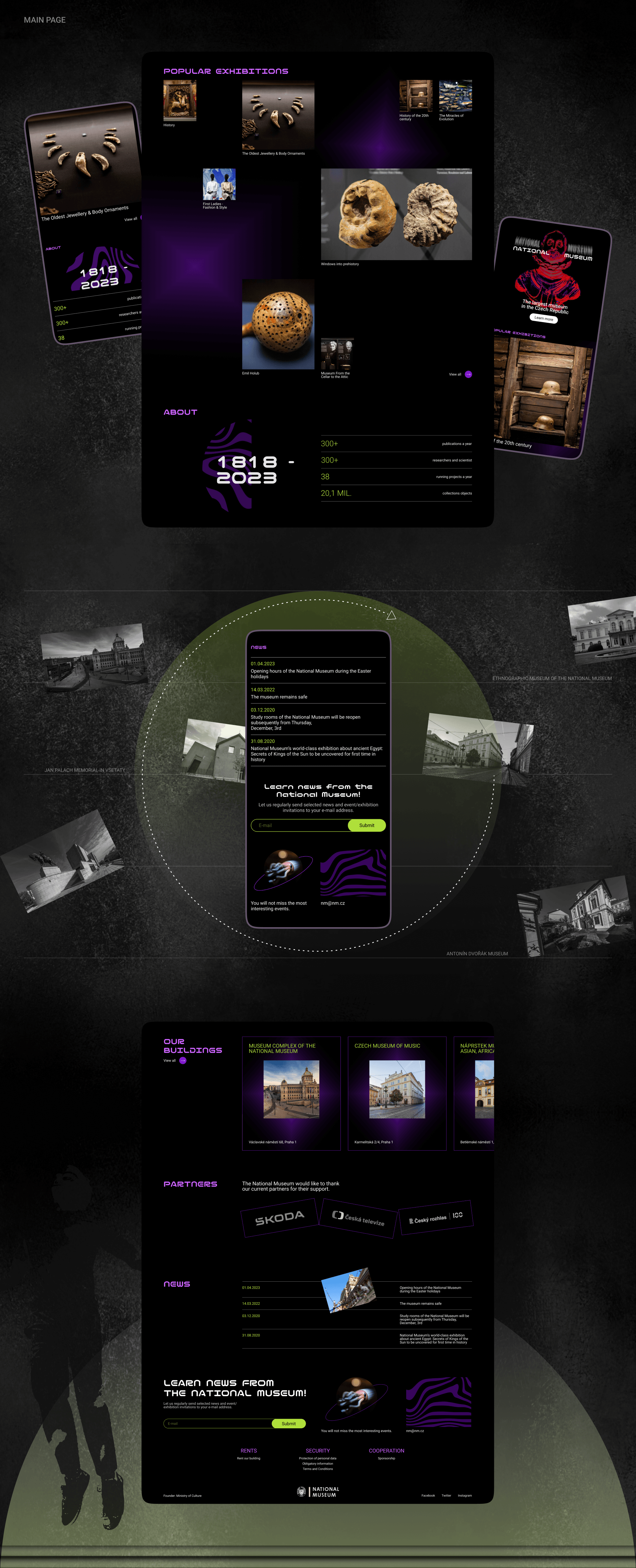 National Museum | Corporate redesign — Изображение №3 — Интерфейсы на Dprofile