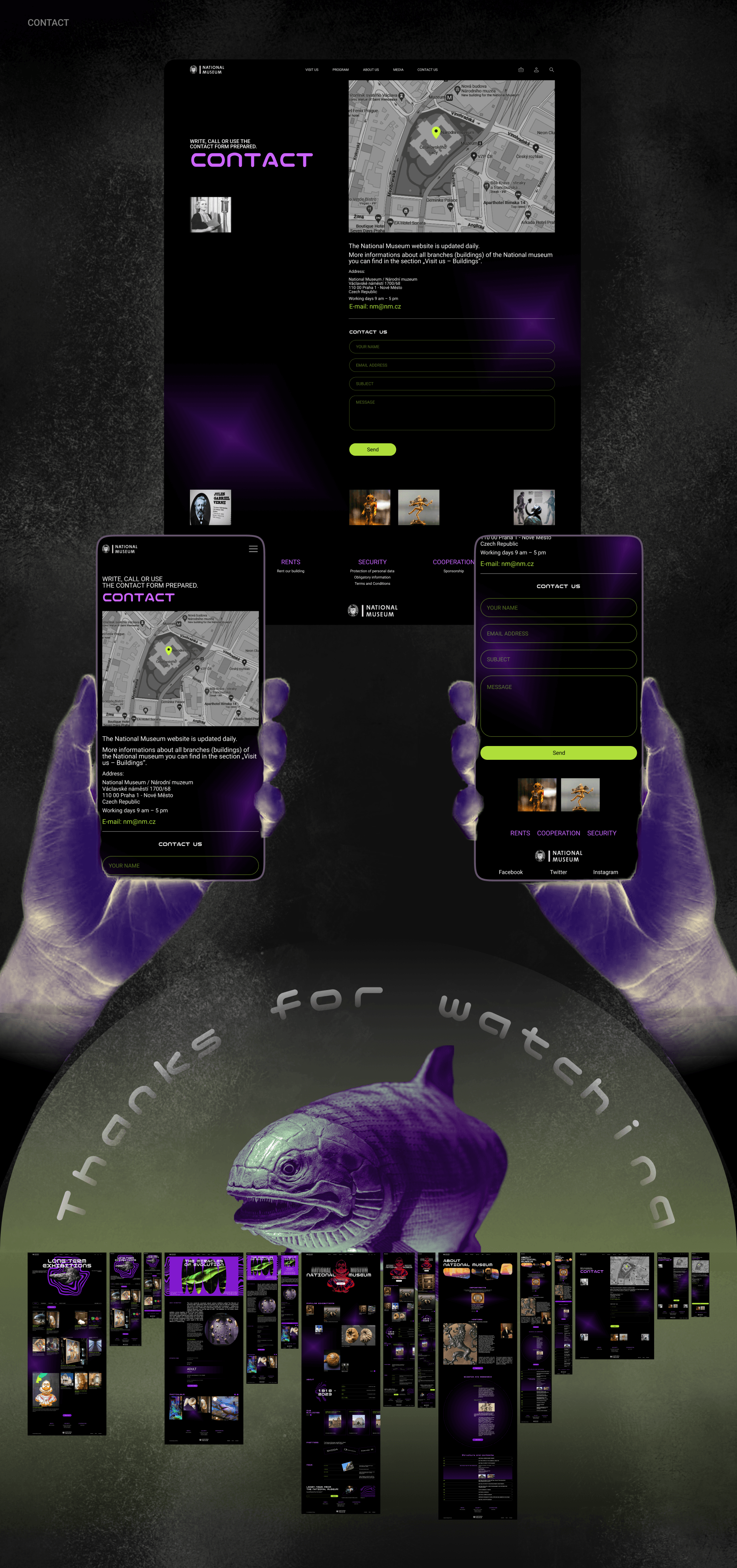 National Museum | Corporate redesign — Изображение №11 — Интерфейсы на Dprofile