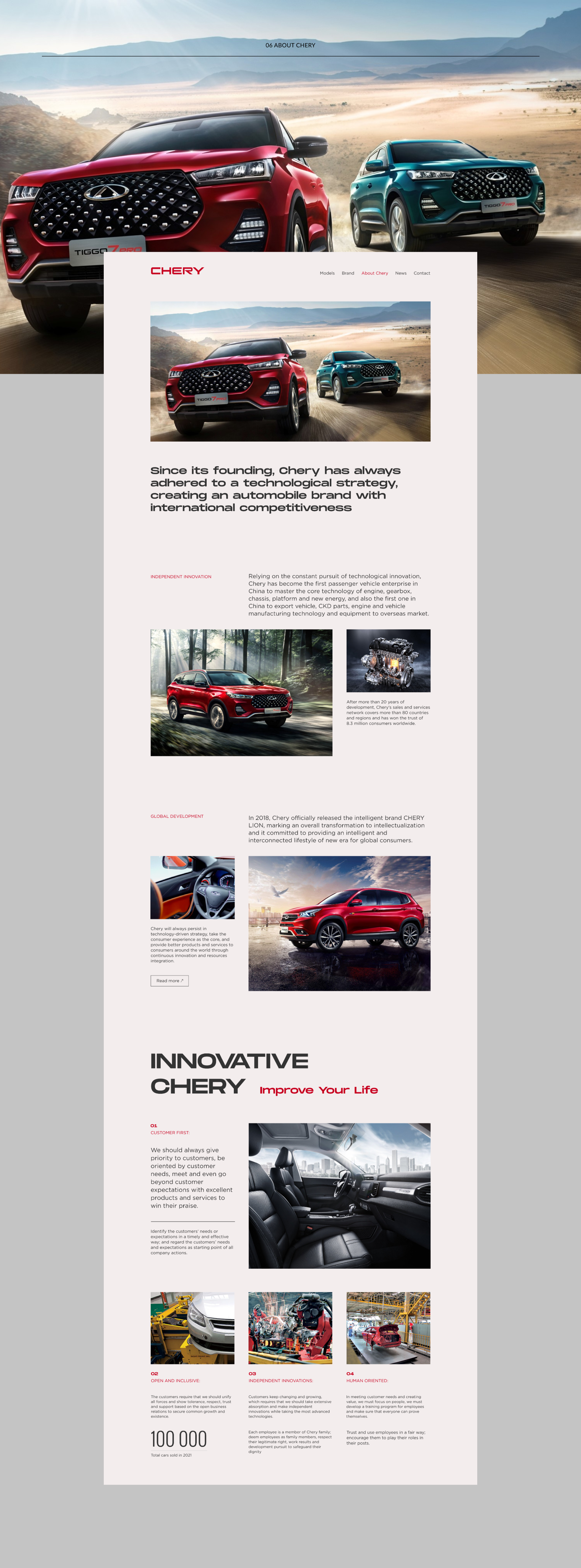 Chery — Изображение №9 — Интерфейсы на Dprofile